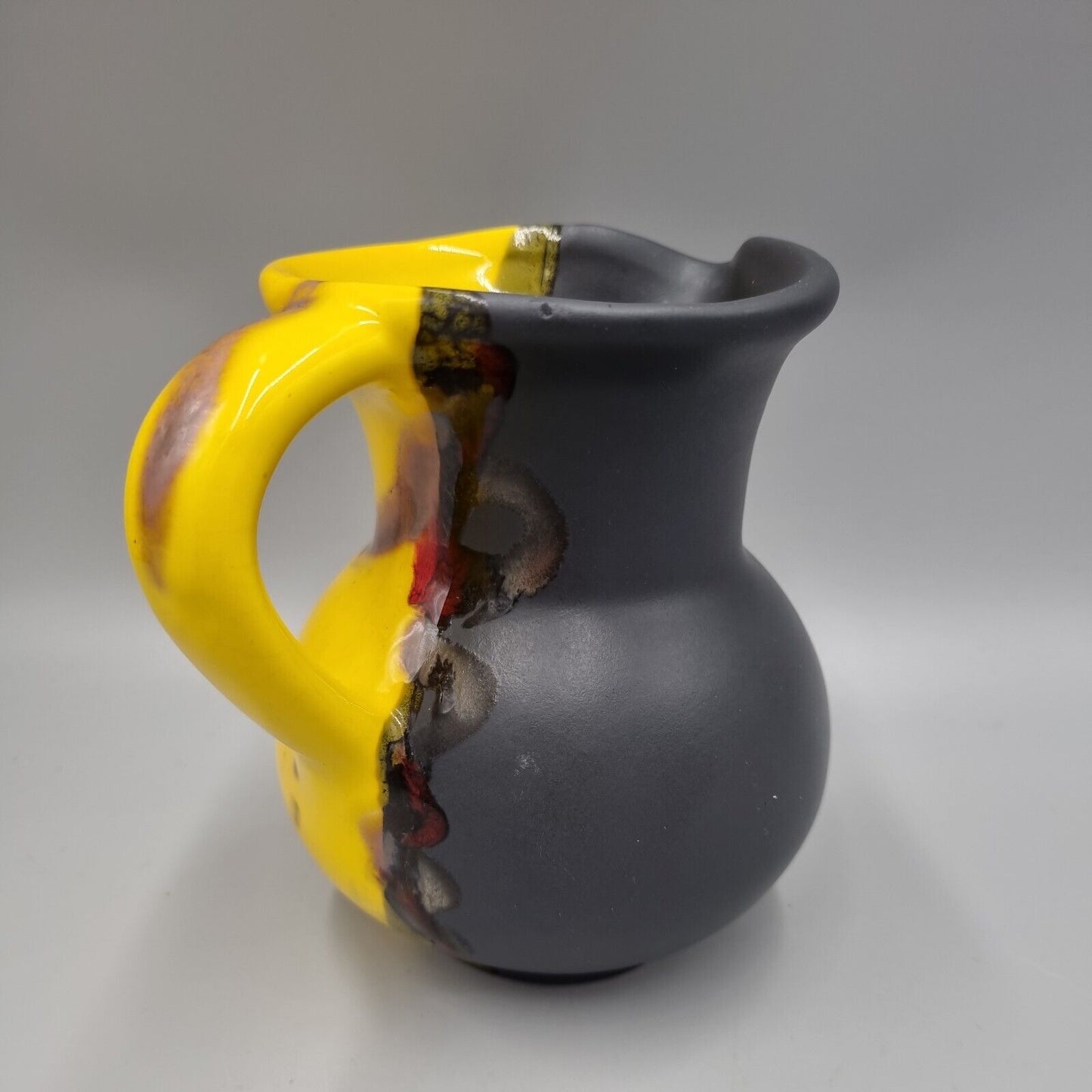 A Vintage Studio Pottery Bristow Pottery Jug, Vivid Colours.