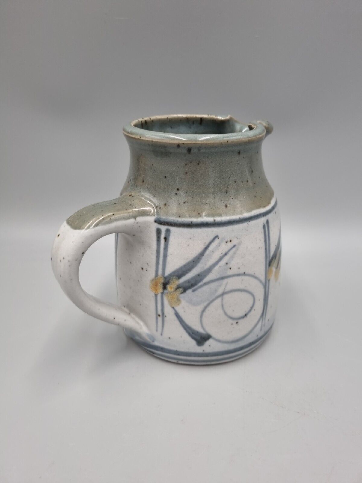 A Vintage Studio Pottery Jug, Signed To Base. Continental, Dutch?