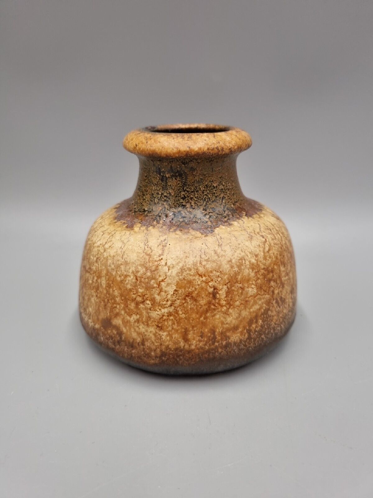 A Scheurich Keramik West German Ceramic Vase, MCM, WGP, Fat Lava, 493-10.