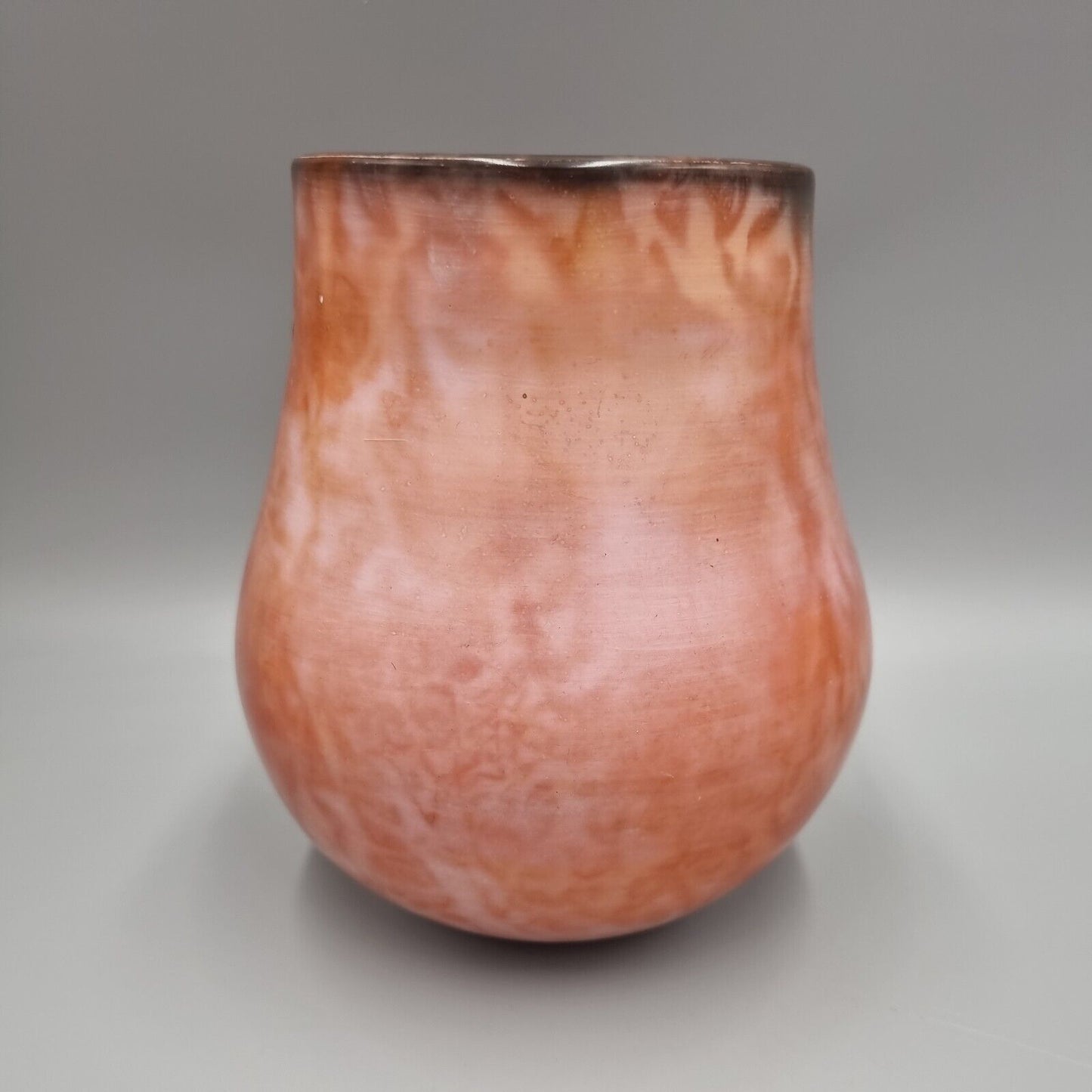 A John Evans Studio Pottery Red Vase, JEV Ceramics, VGC.