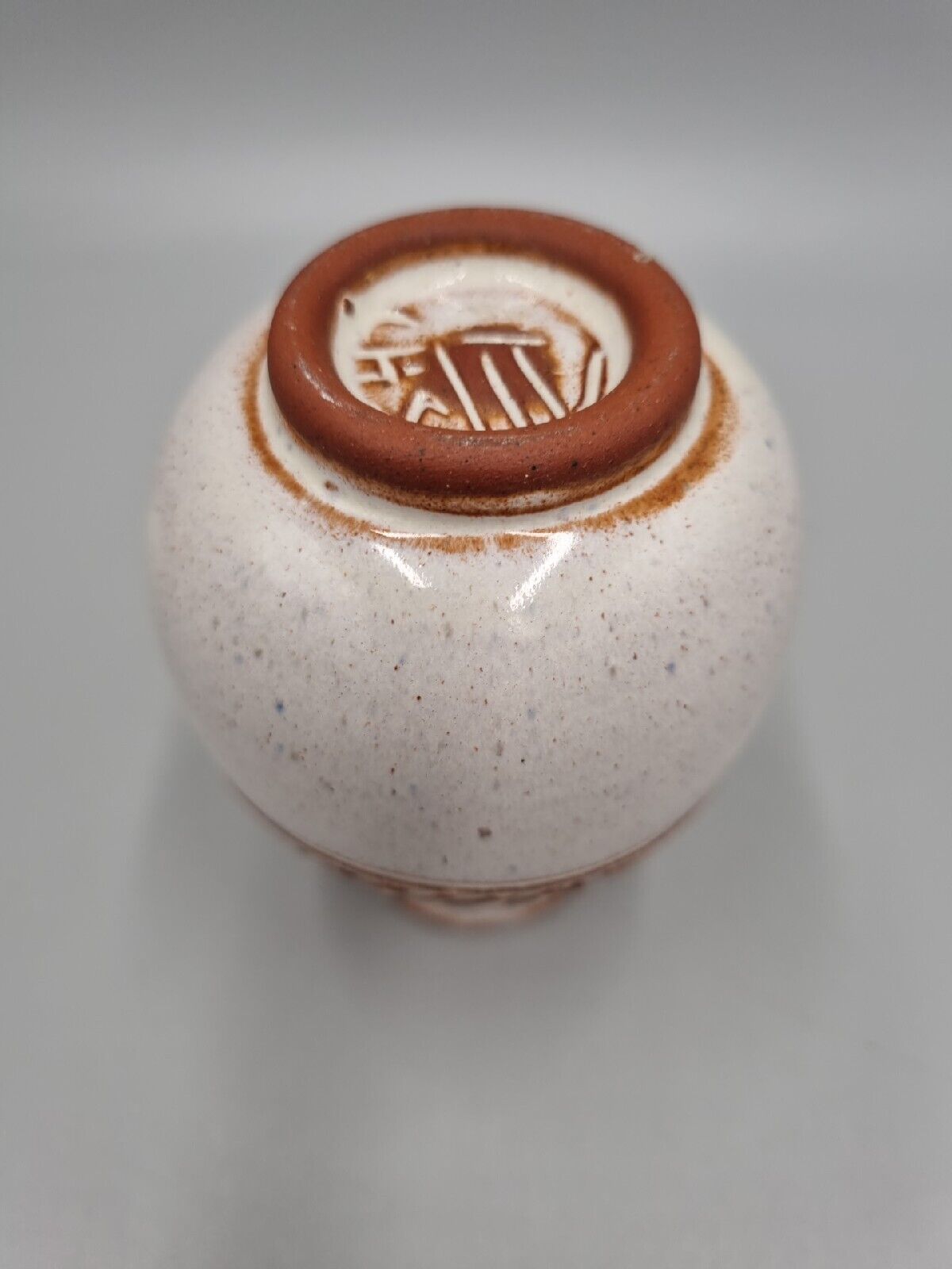 A Vintage Studio Pottery Bud / Posy Vase By The Cyprus Handicraft Service , CHS.