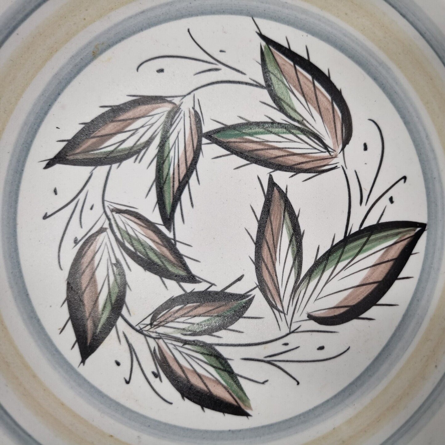 Denby Stoneware - Handpainted Leaves Design Small Bowl