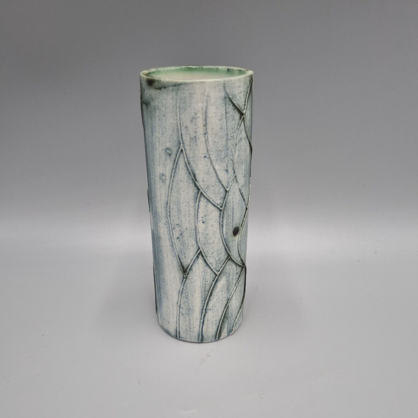 A Carn Studio Pottery Vase - John Beusmans, Short Cylinder Form. VGC.