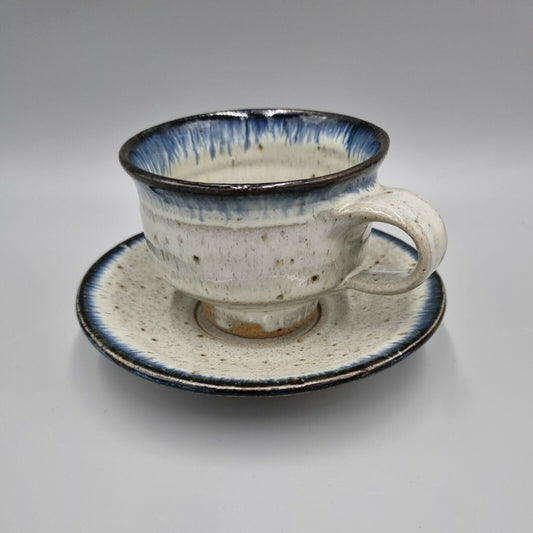 A Colin Kellam Cup and Saucer, Totnes Devon Studio Pottery, VGC.