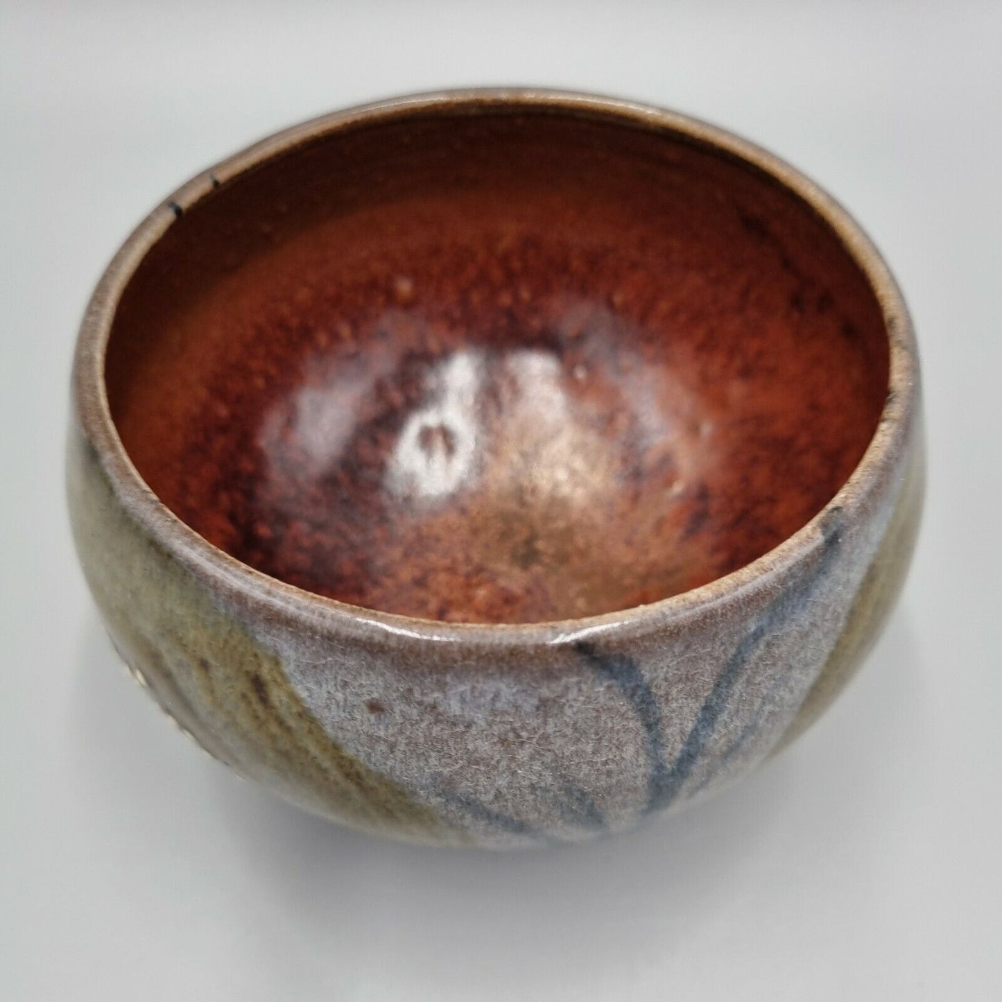 A Harry Horlock Stringer Studio Pottery Footed Bowl, Very Good Condition.