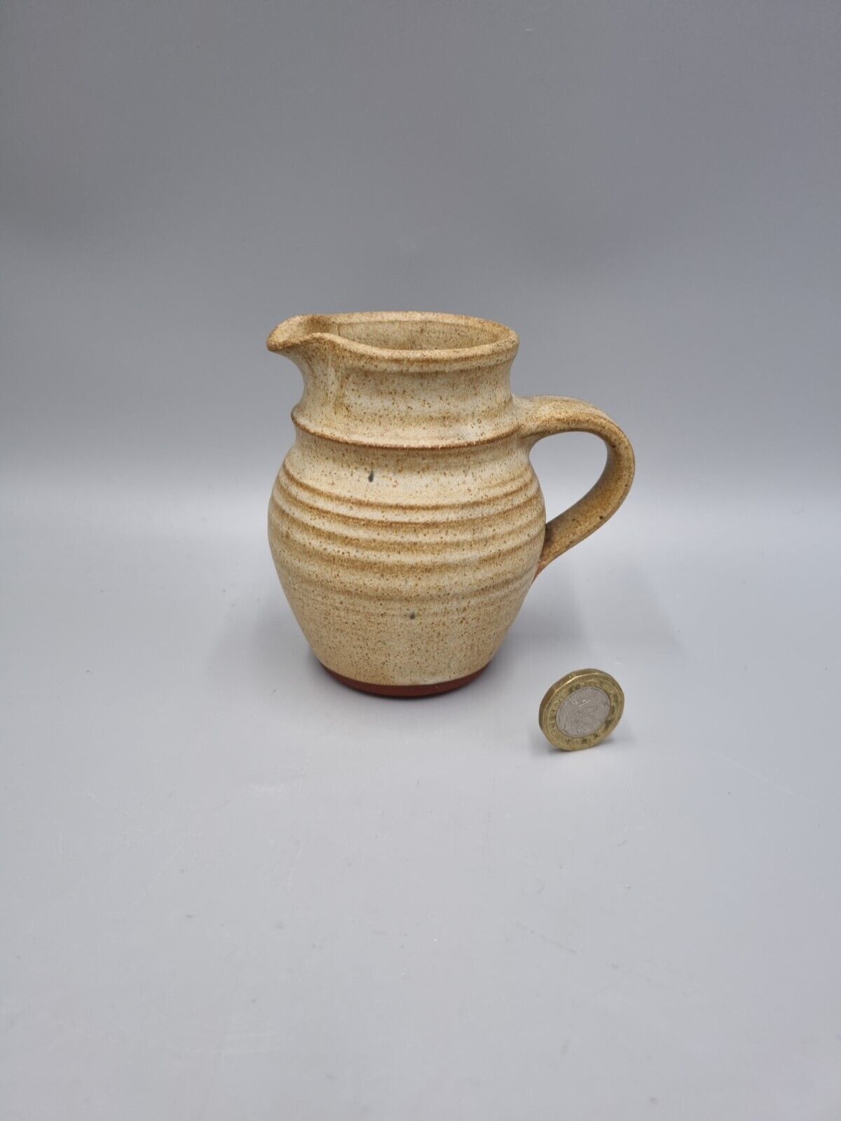 A Small Abington Studio Pottery Jug, Labelled & Impressed Mark.