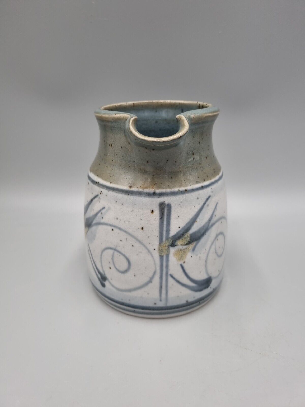 A Vintage Studio Pottery Jug, Signed To Base. Continental, Dutch?