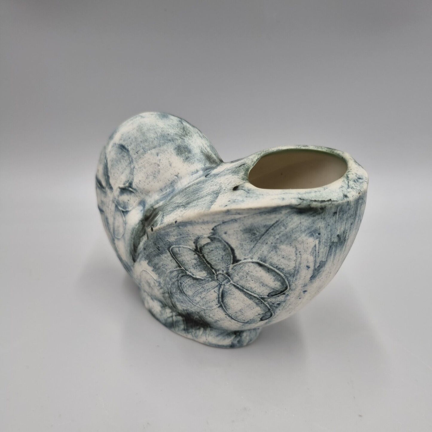 A Carn Studio Pottery Vase - John Beusmans, Nautilus Shell Form. VGC.