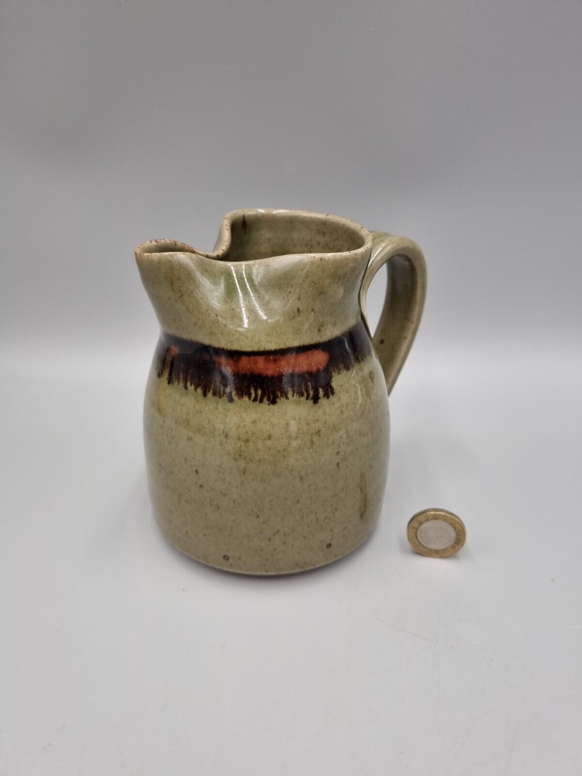 A Richard Champion, Monkleigh Studio Pottery Jug / Pitcher. Devon.