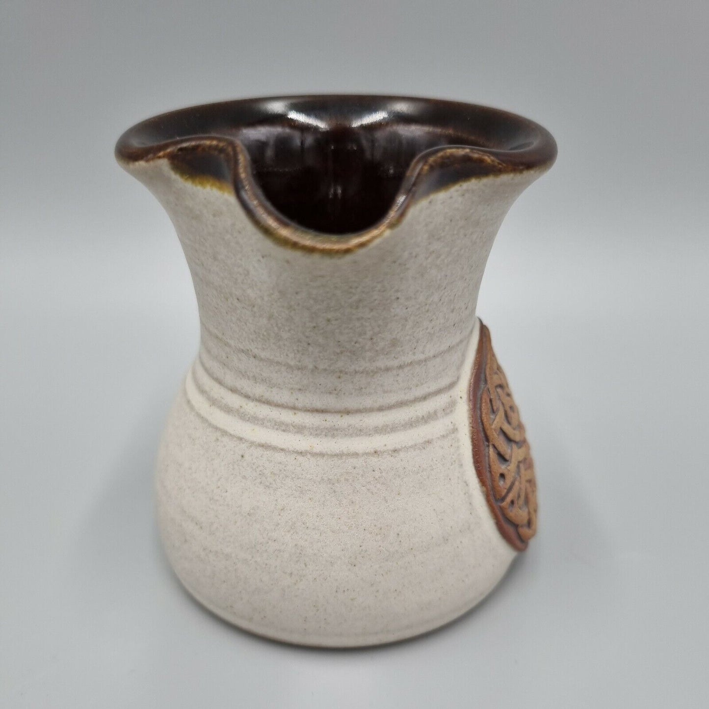 Small Celtic Studio Pottery Jug / creamer, Marked to handle, VGC.