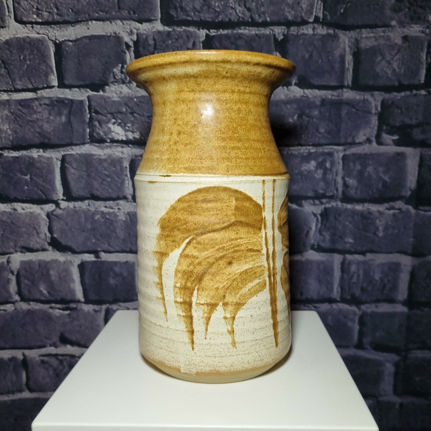 Studio Pottery vase by Earnest Bernard Jones, 20cm high, VGC.