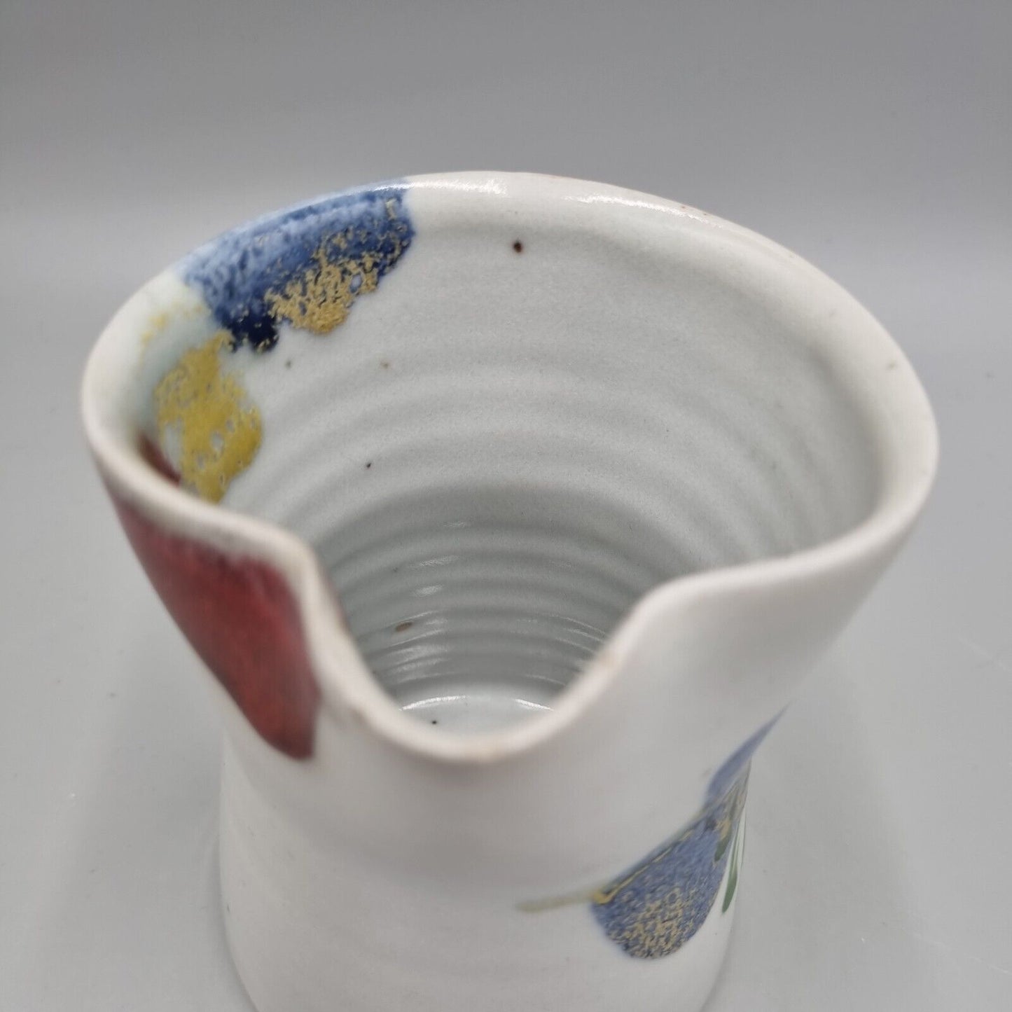 A Janice Tchalenko Studio Pottery Jug For Dartington Pottery