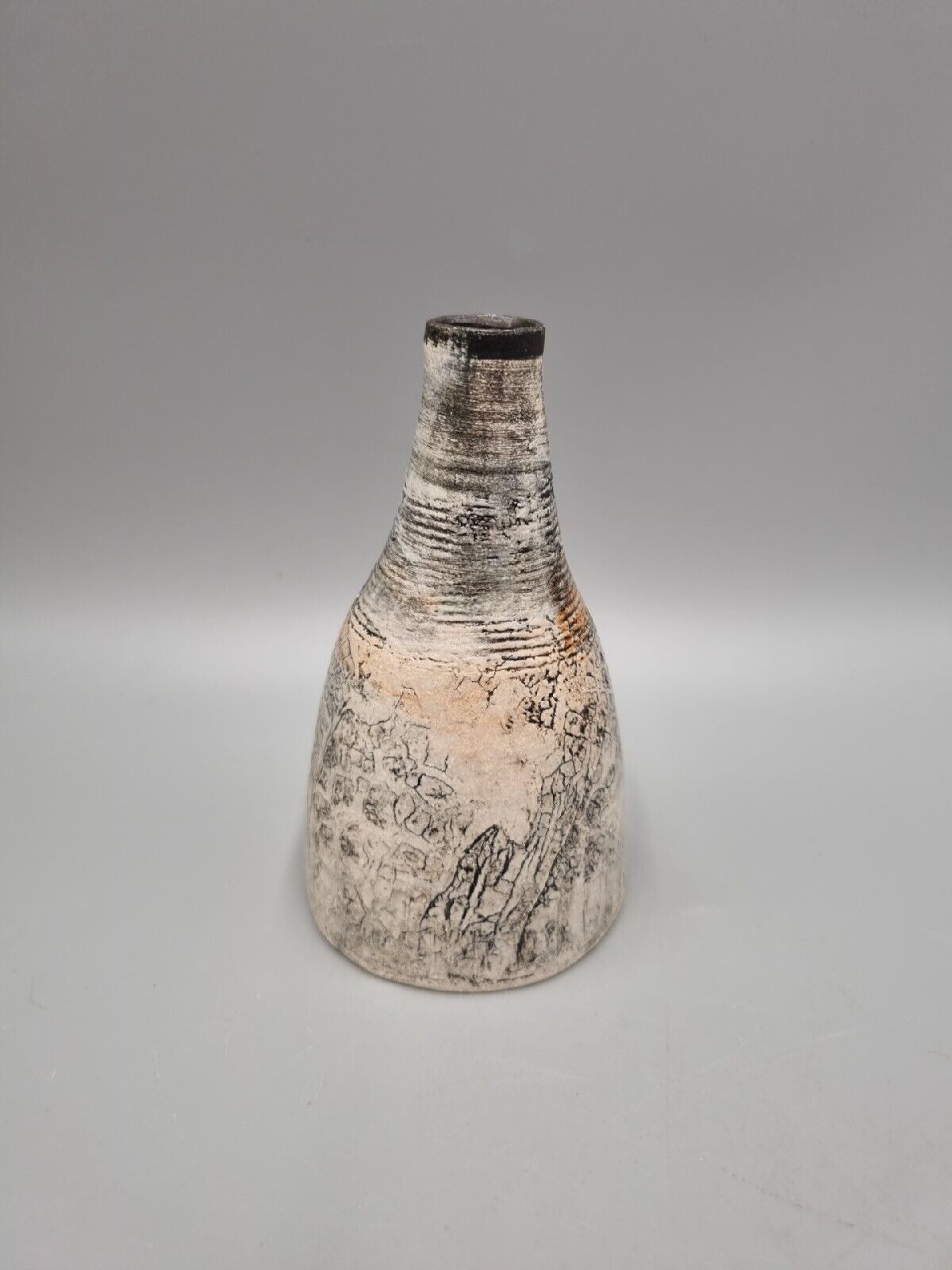 A Field Place Pottery Ceramic Small Bottle Vase By Jessica Jordan, Signed.