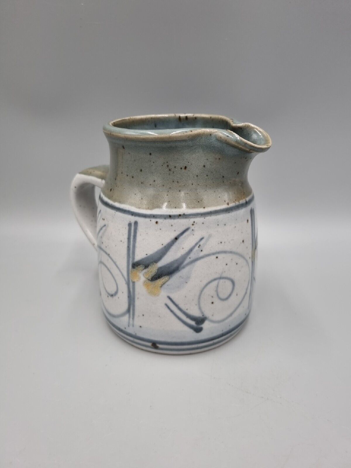 A Vintage Studio Pottery Jug, Signed To Base. Continental, Dutch?