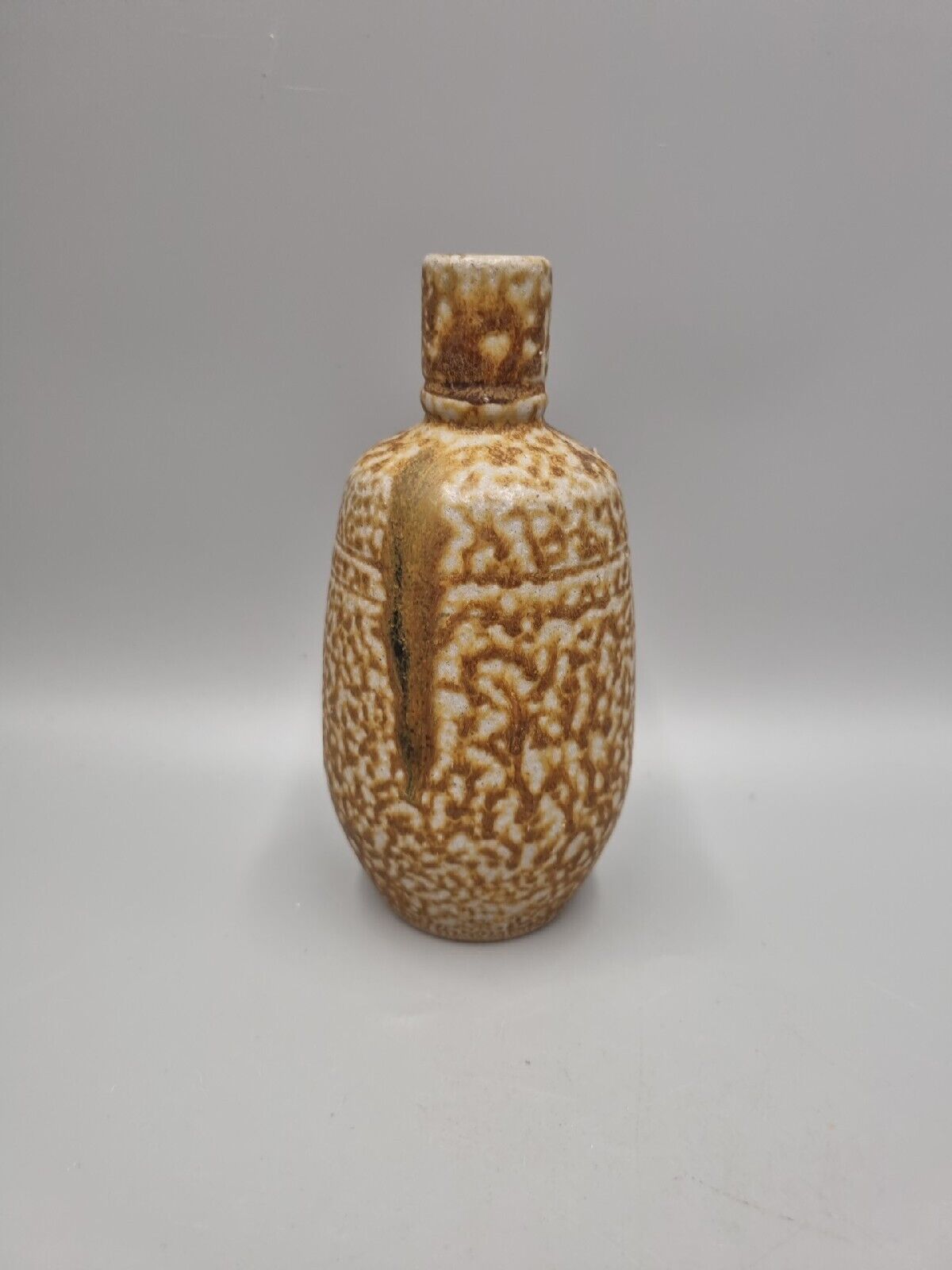 A Campos Filhos Aveiro Bottle / Vase Portugal Salt Glaze Stoneware Pottery