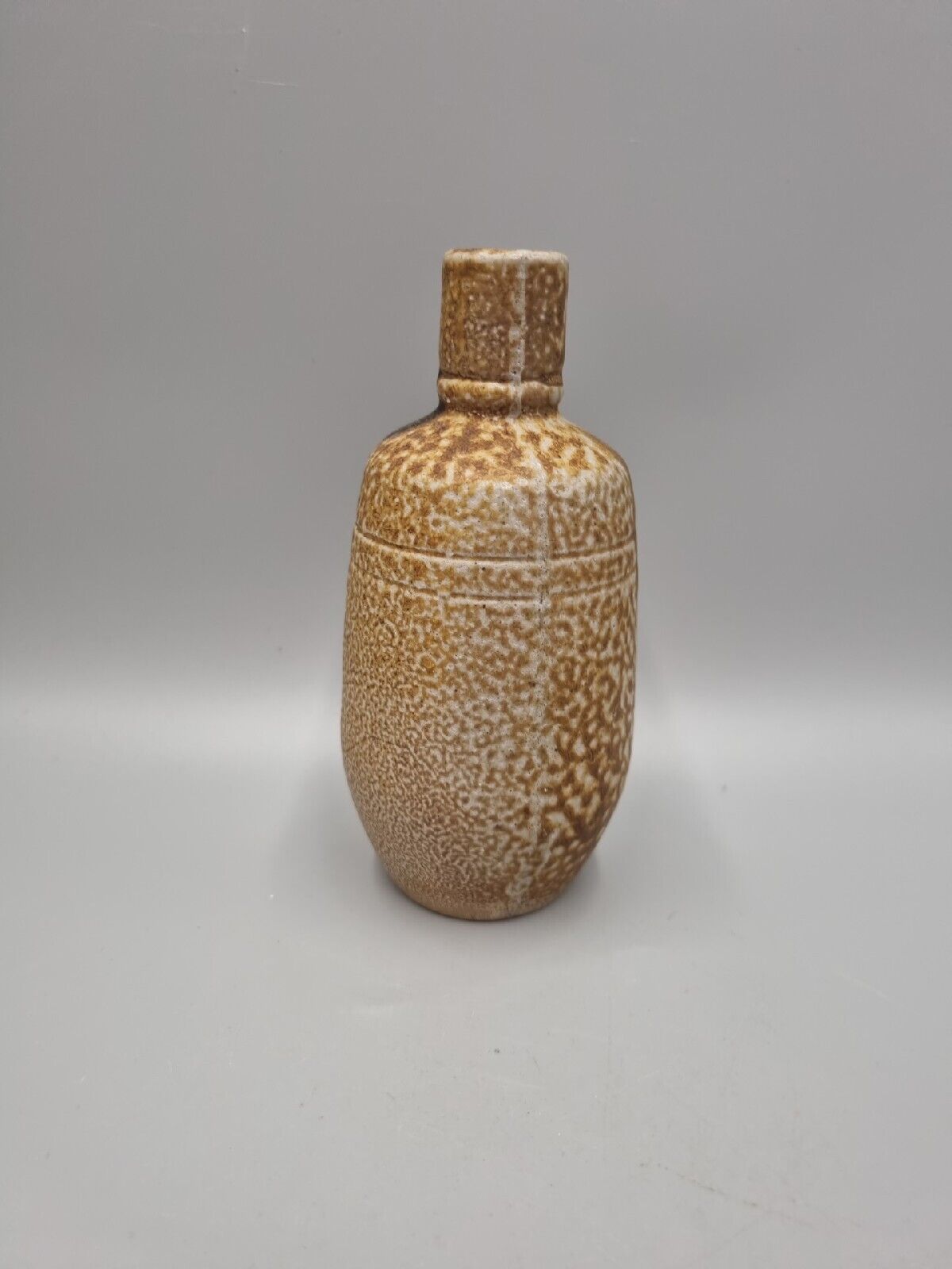 A Campos Filhos Aveiro Bottle / Vase Portugal Salt Glaze Stoneware Pottery