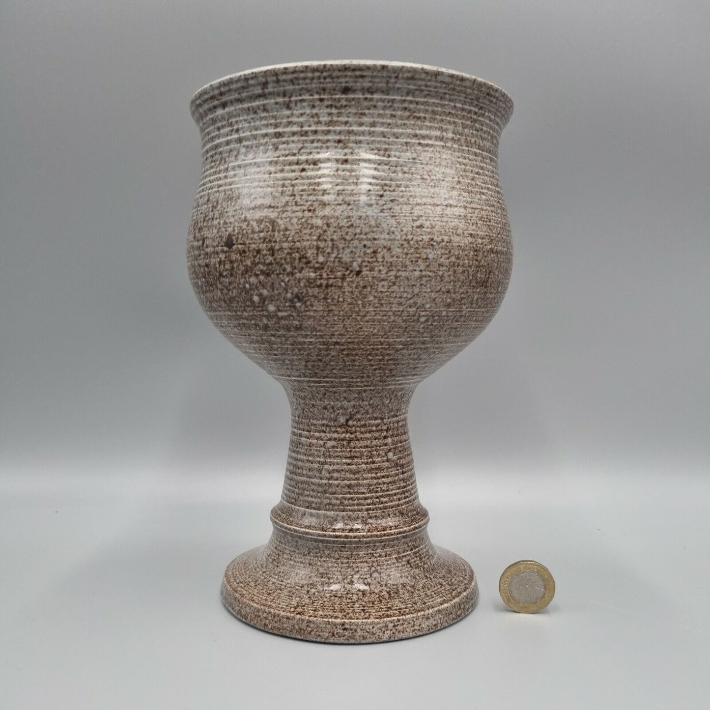 A Giant Goblet From The Newport Pottery, Barnstable, Devon, VGC, Denis Fowler.