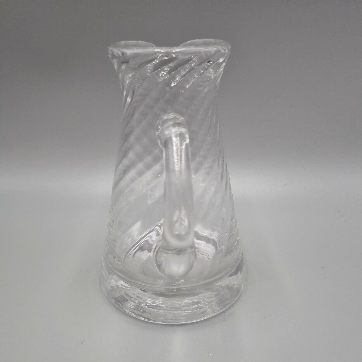 A Dartington Glass Flare (Twist) Pattern Small (1/2 Pint) Jug / Carafe. VGC.