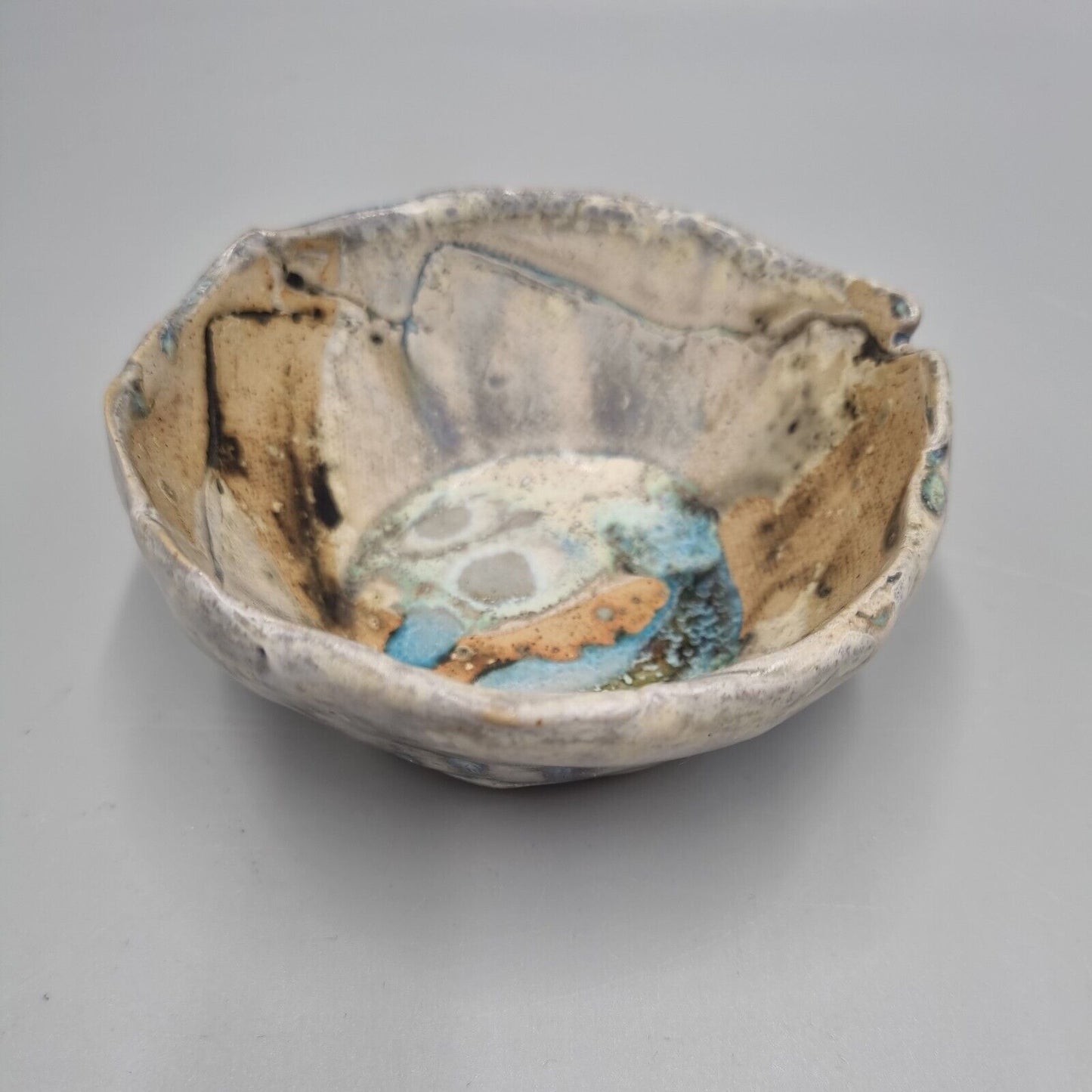 A Pair Of Studio Pottery Ceramic Sml Bowls By Amanda Murphy, Clashmore, Ireland.