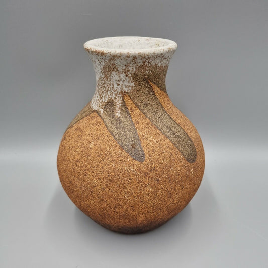 A Large Stoneware Studio Pottery Vase, Marked to the base, VGC.