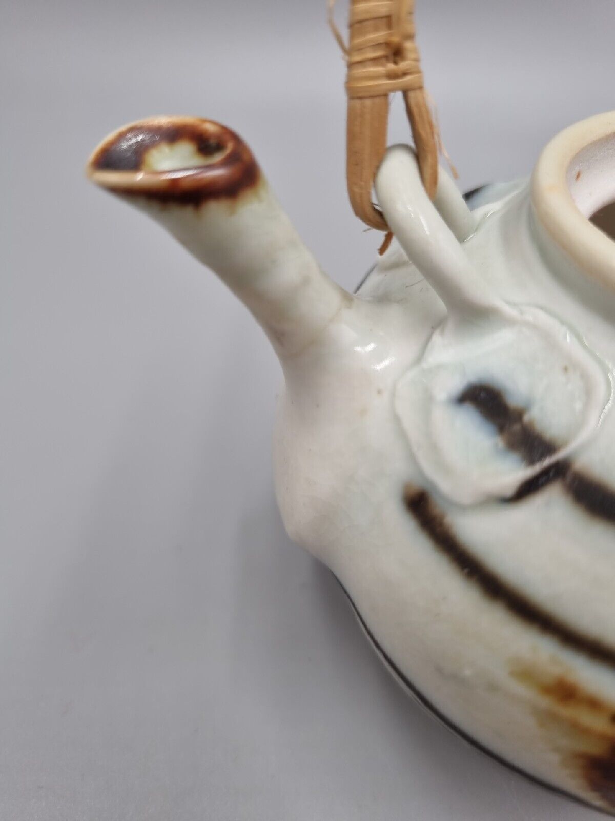 A Miniature Studio Pottery Tea Pot By Mary Rich (A/F)