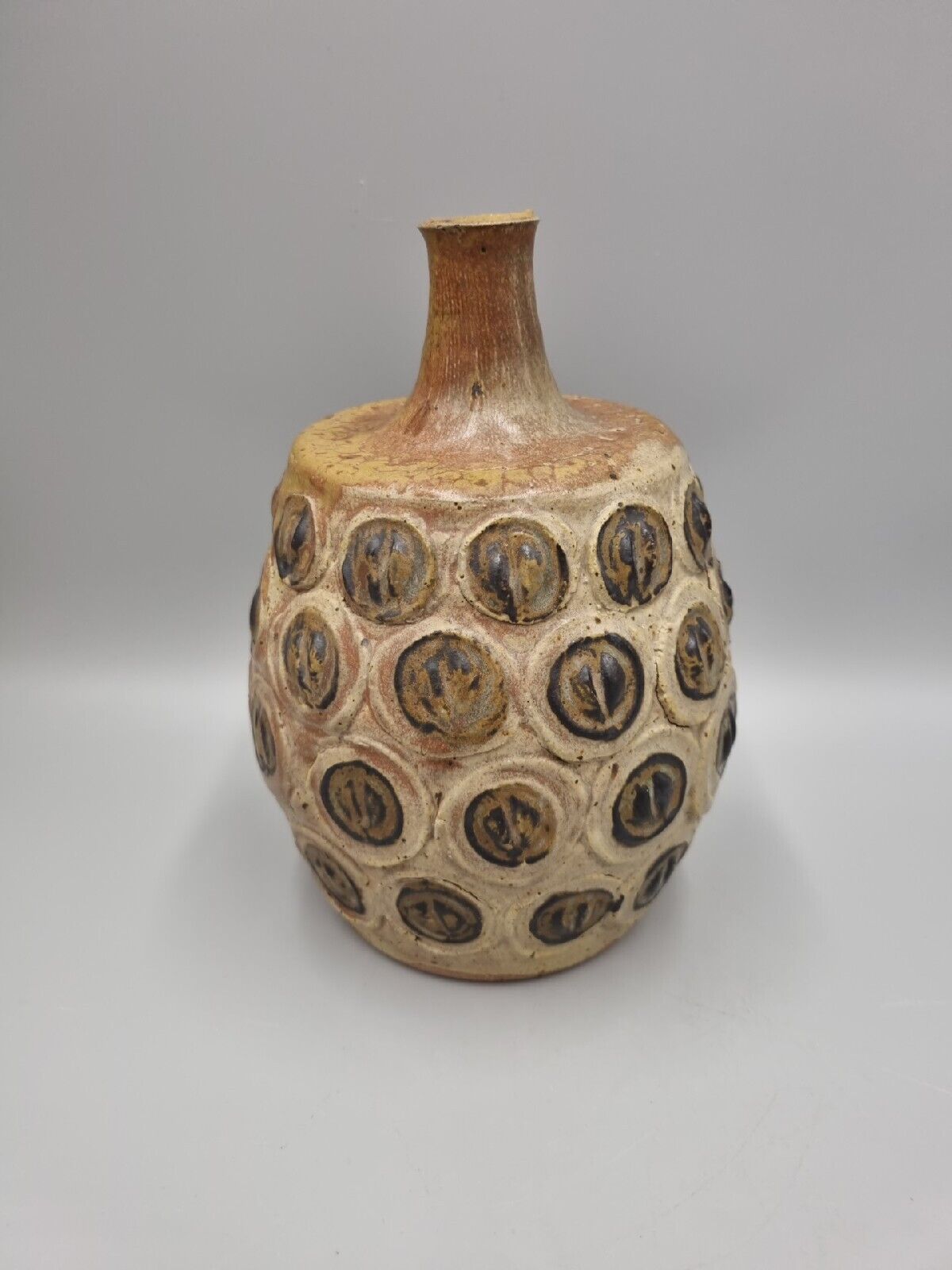 A Vintage Studio Pottery Vase Attributed To Keith Hall, Llandaff, Wales.