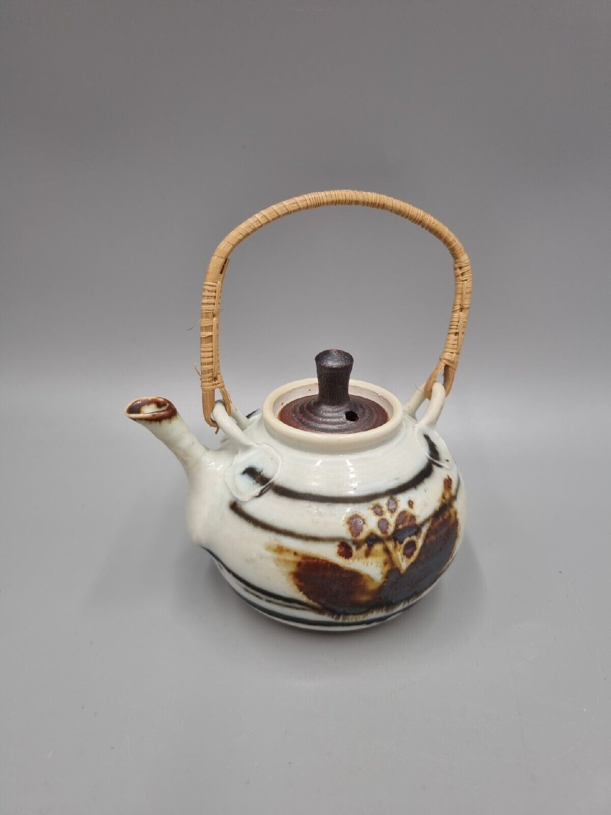 A Miniature Studio Pottery Tea Pot By Mary Rich (A/F)