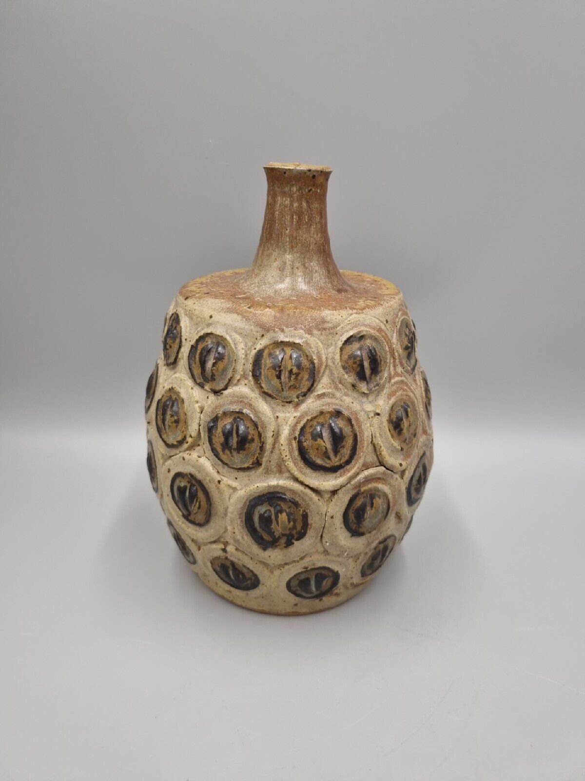 A Vintage Studio Pottery Vase Attributed To Keith Hall, Llandaff, Wales.