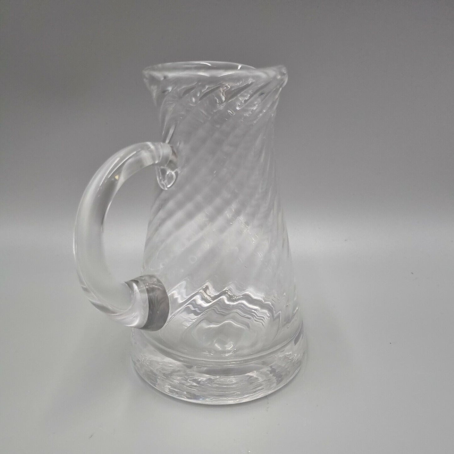 A Dartington Glass Flare (Twist) Pattern Small (1/2 Pint) Jug / Carafe. VGC.