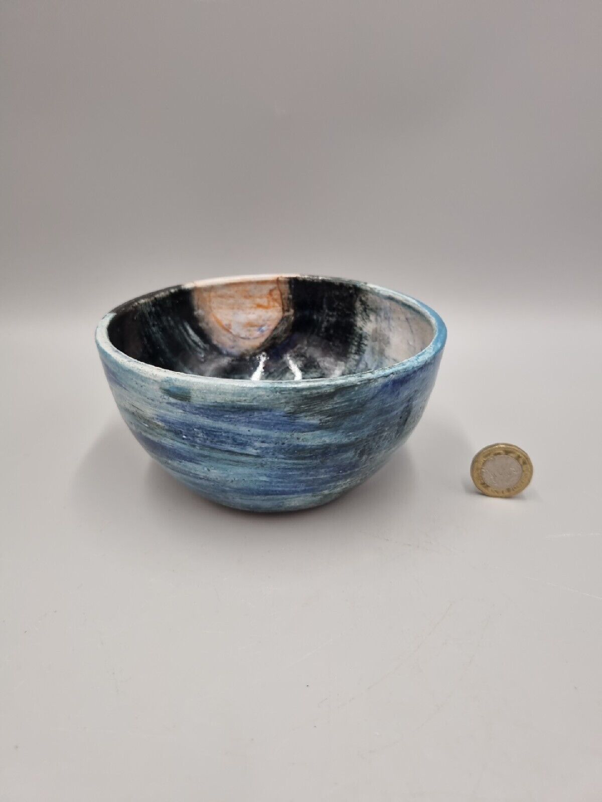 A Field Place Pottery Ceramic Bowl By Jessica Jordan, Signed.