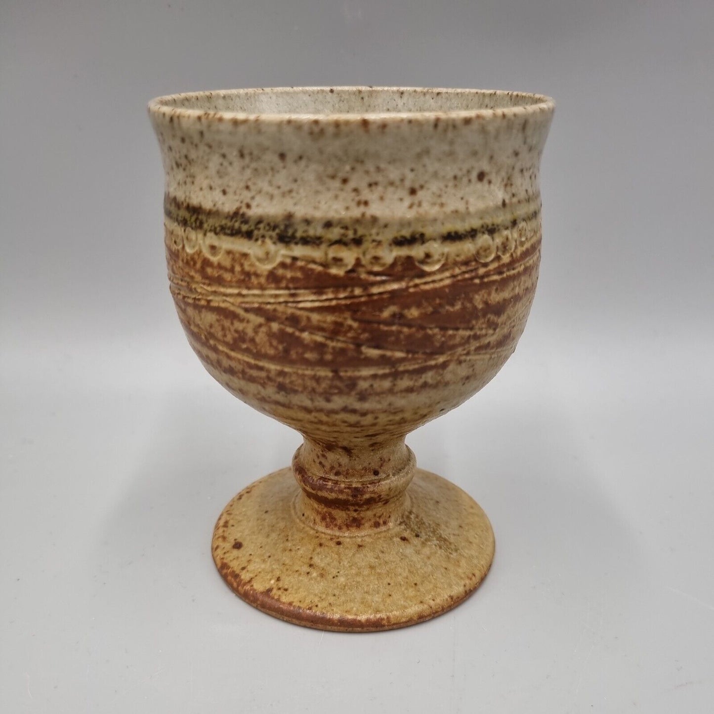 A John Davidson, New Mills Studio Pottery Goblet, Cornwall.