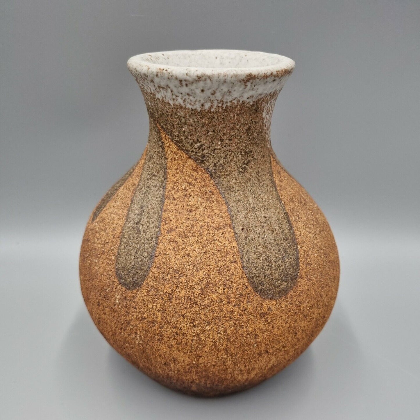 A Large Stoneware Studio Pottery Vase, Marked to the base, VGC.