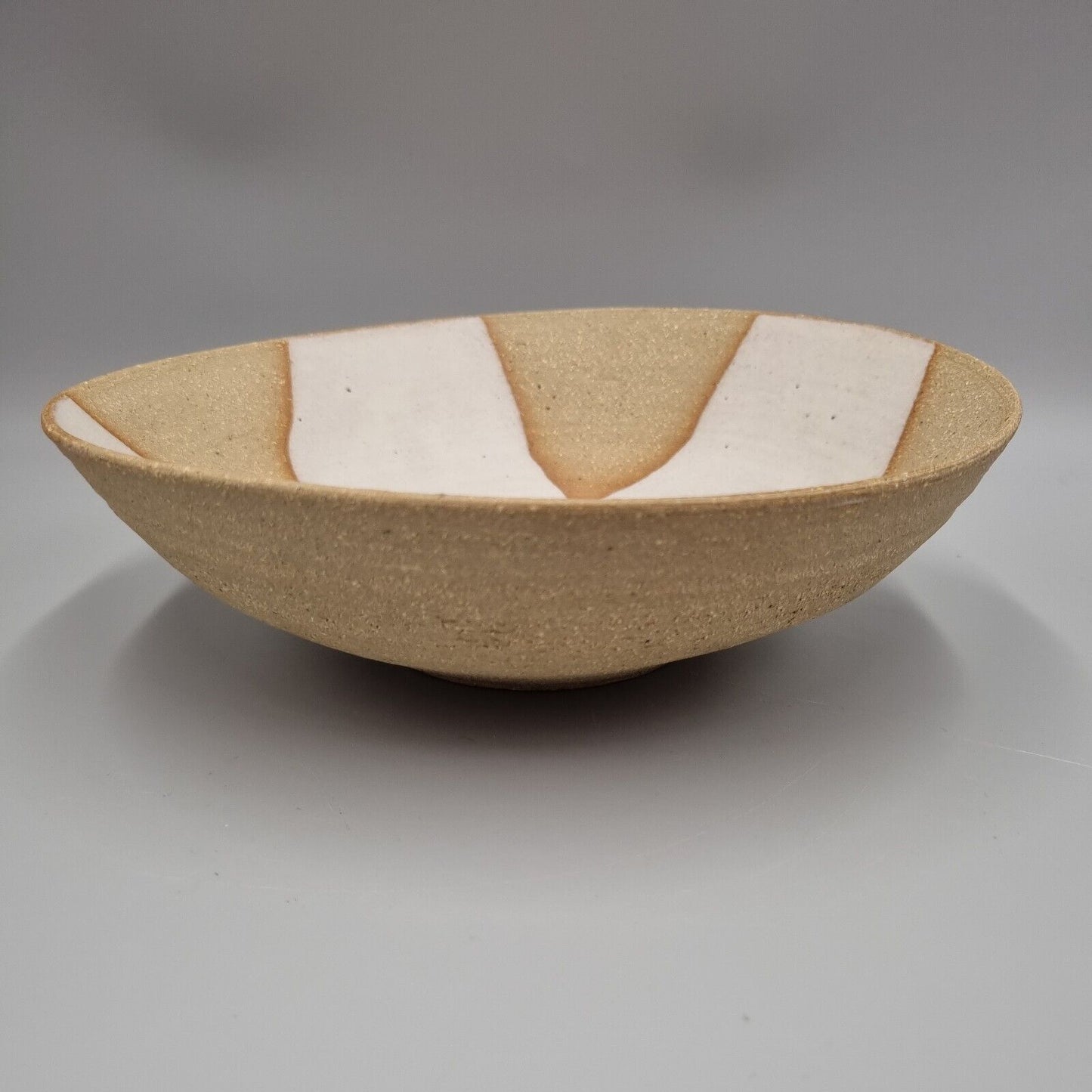 A Well-Presented Studio Pottery Bowl With Cross Decoration. VGC.