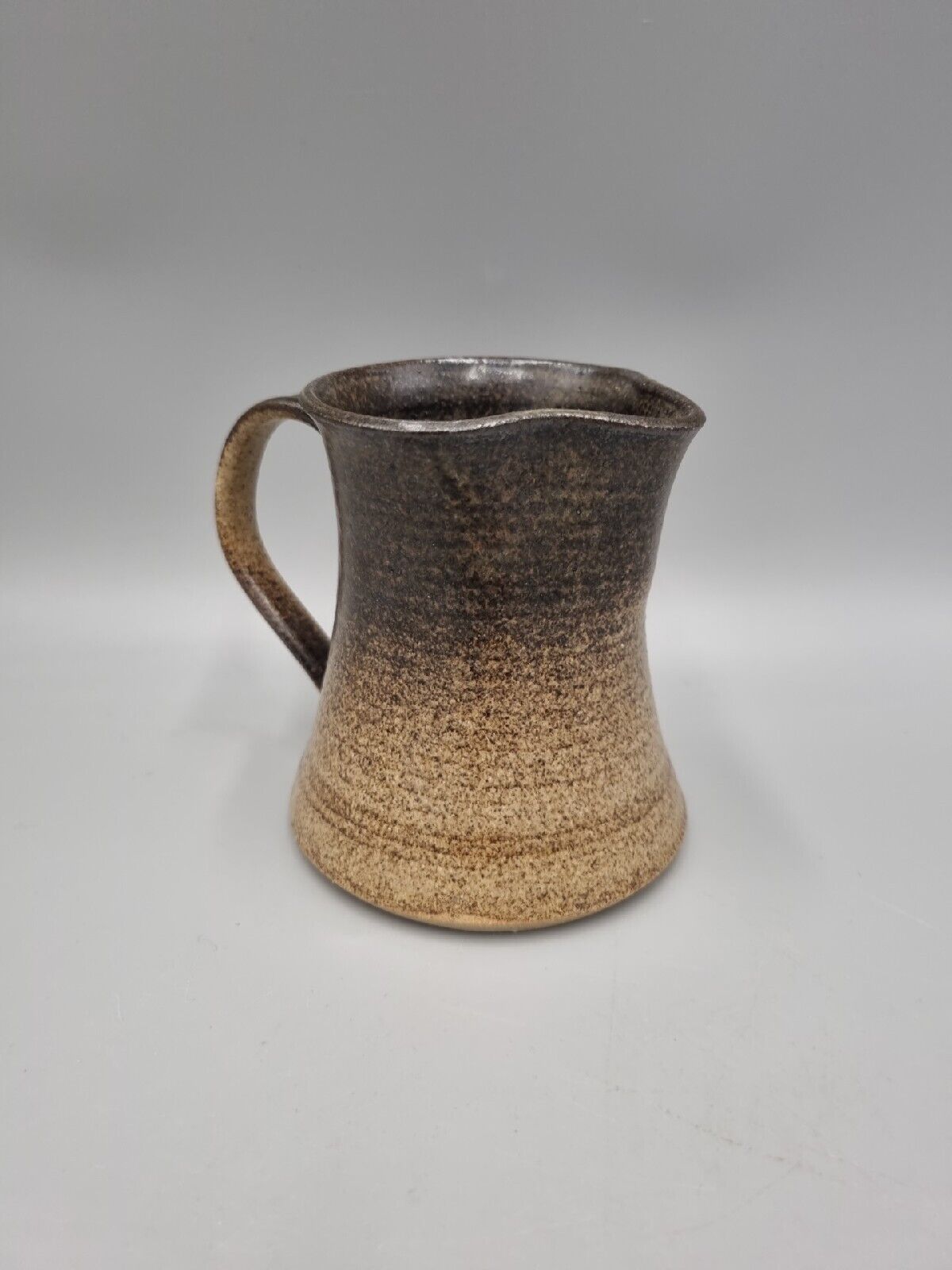 Vintage Janet Upton, Slindon Pottery Studio, Wide Base Jug, 11cm Tall.