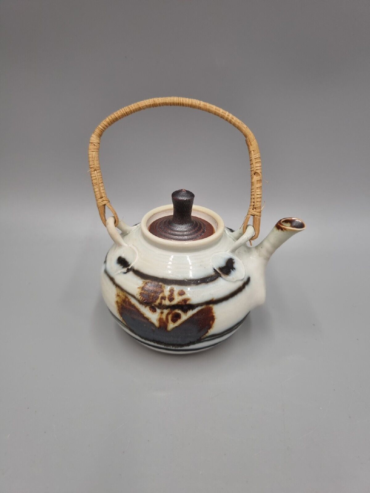 A Miniature Studio Pottery Tea Pot By Mary Rich (A/F)