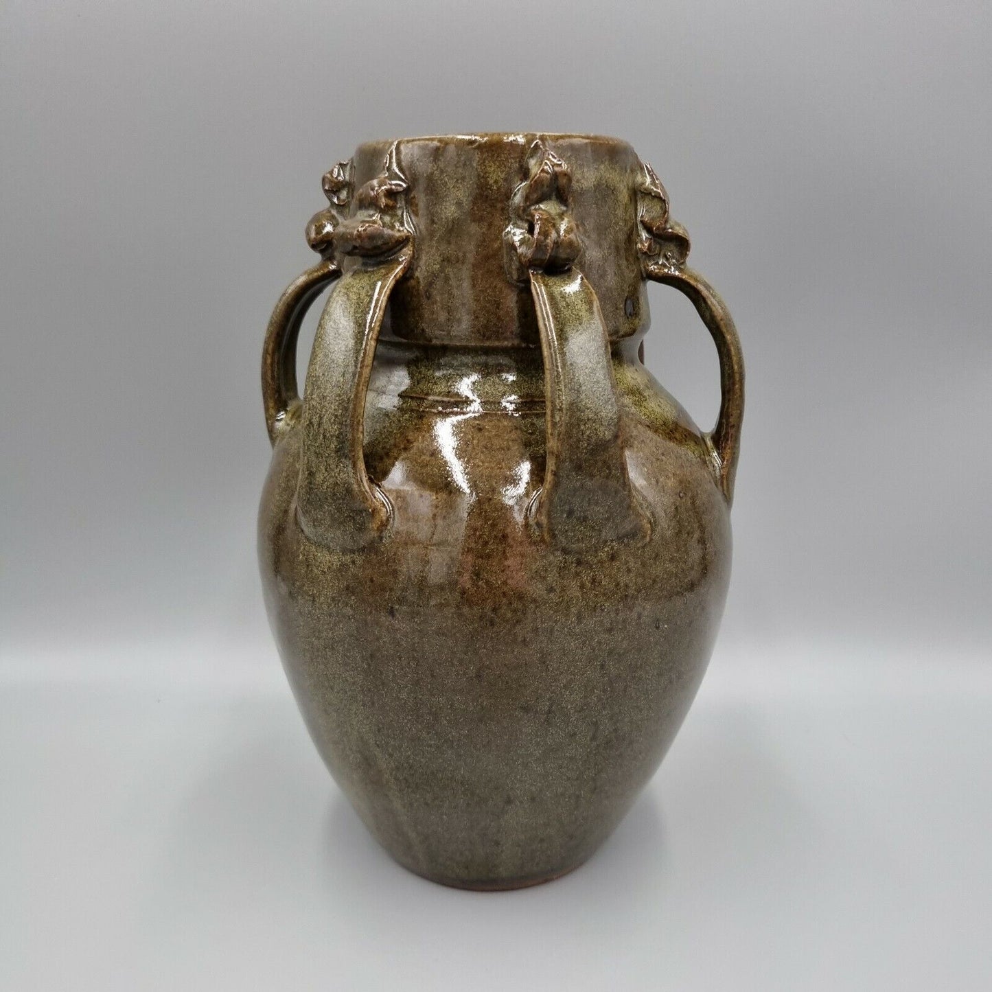 A Pierre Brayford Studio Pottery Vase, Vessel, H-25cm, VGC