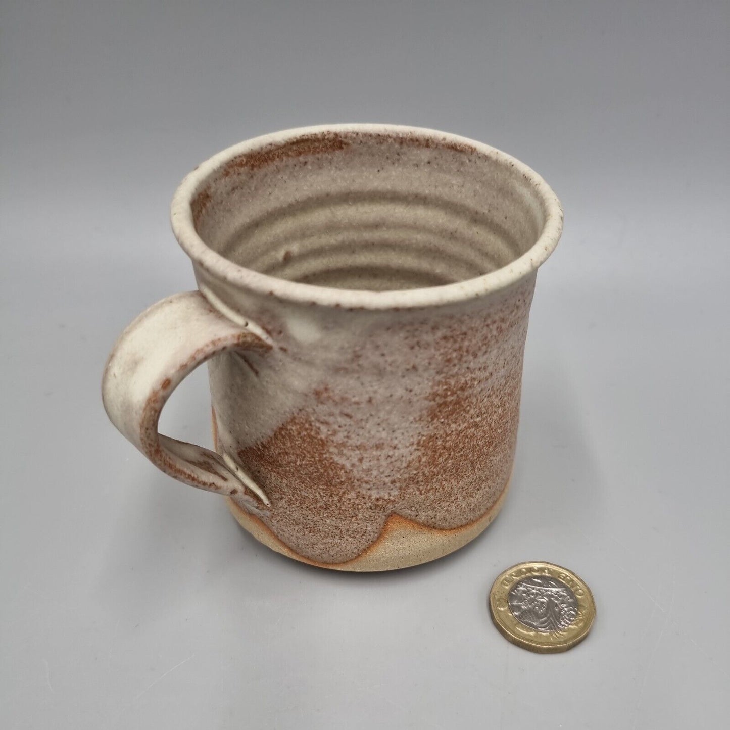 A Roger Bunn Studio Pottery Small Mug. VGC.