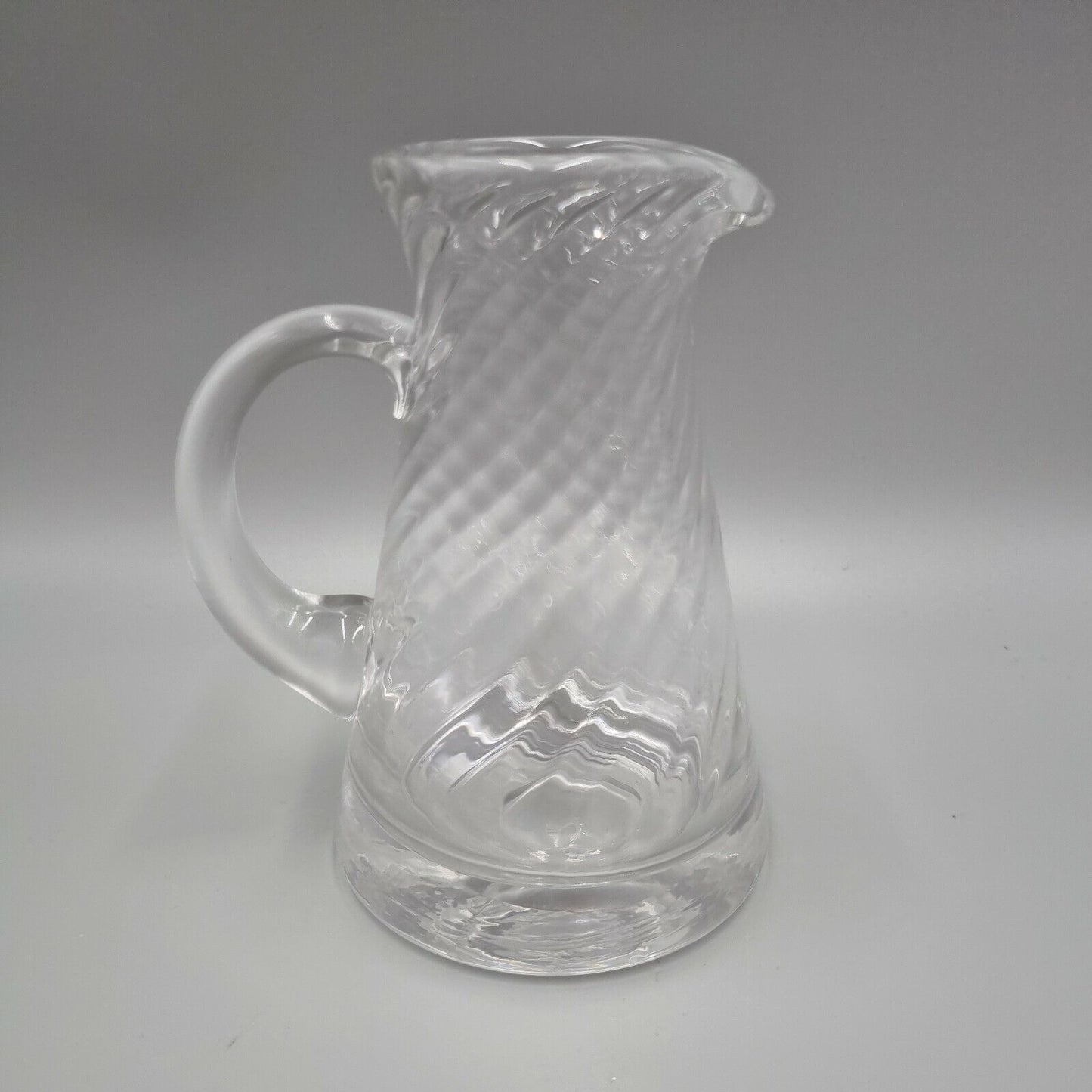 A Dartington Glass Flare (Twist) Pattern Small (1/2 Pint) Jug / Carafe. VGC.