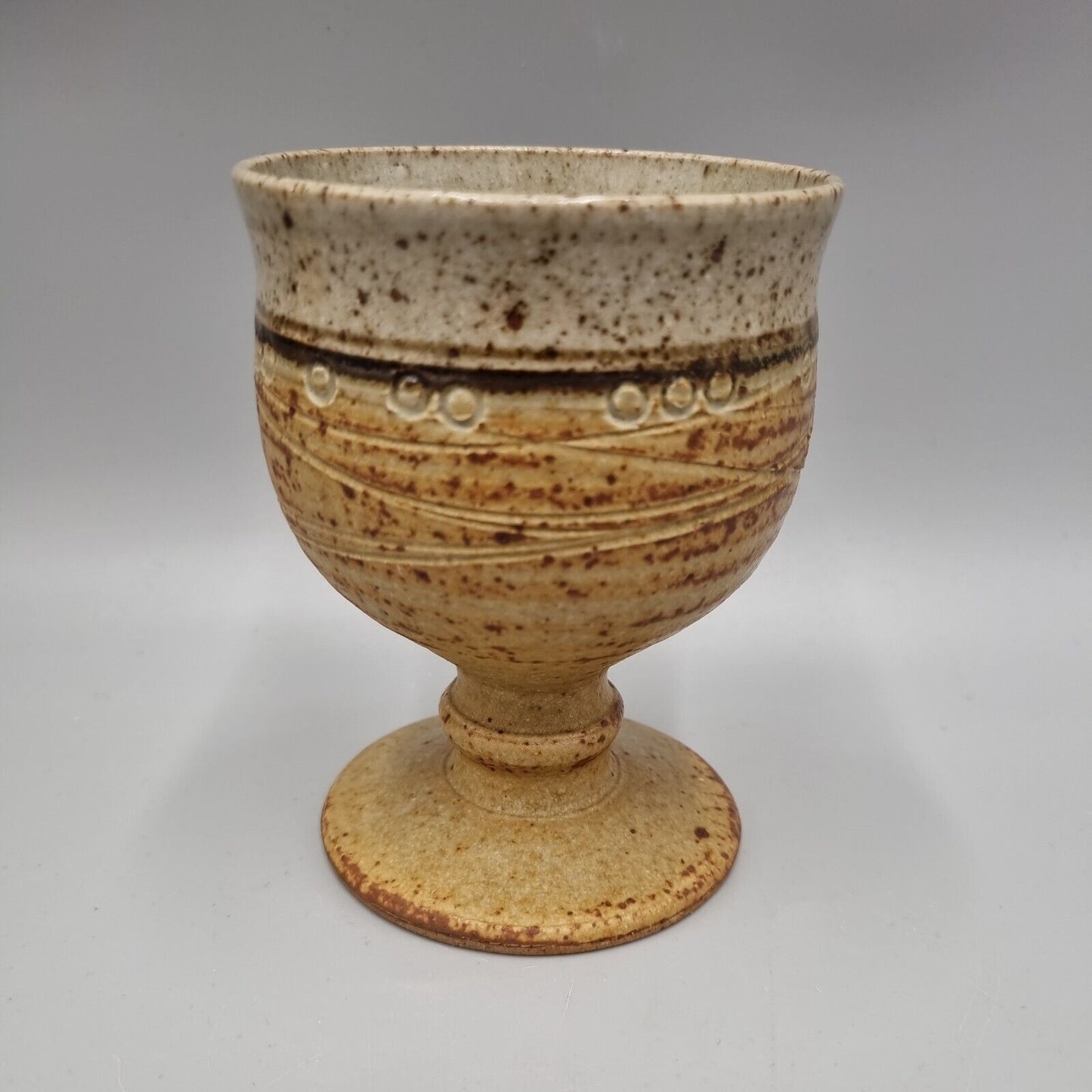 A John Davidson, New Mills Studio Pottery Goblet, Cornwall.