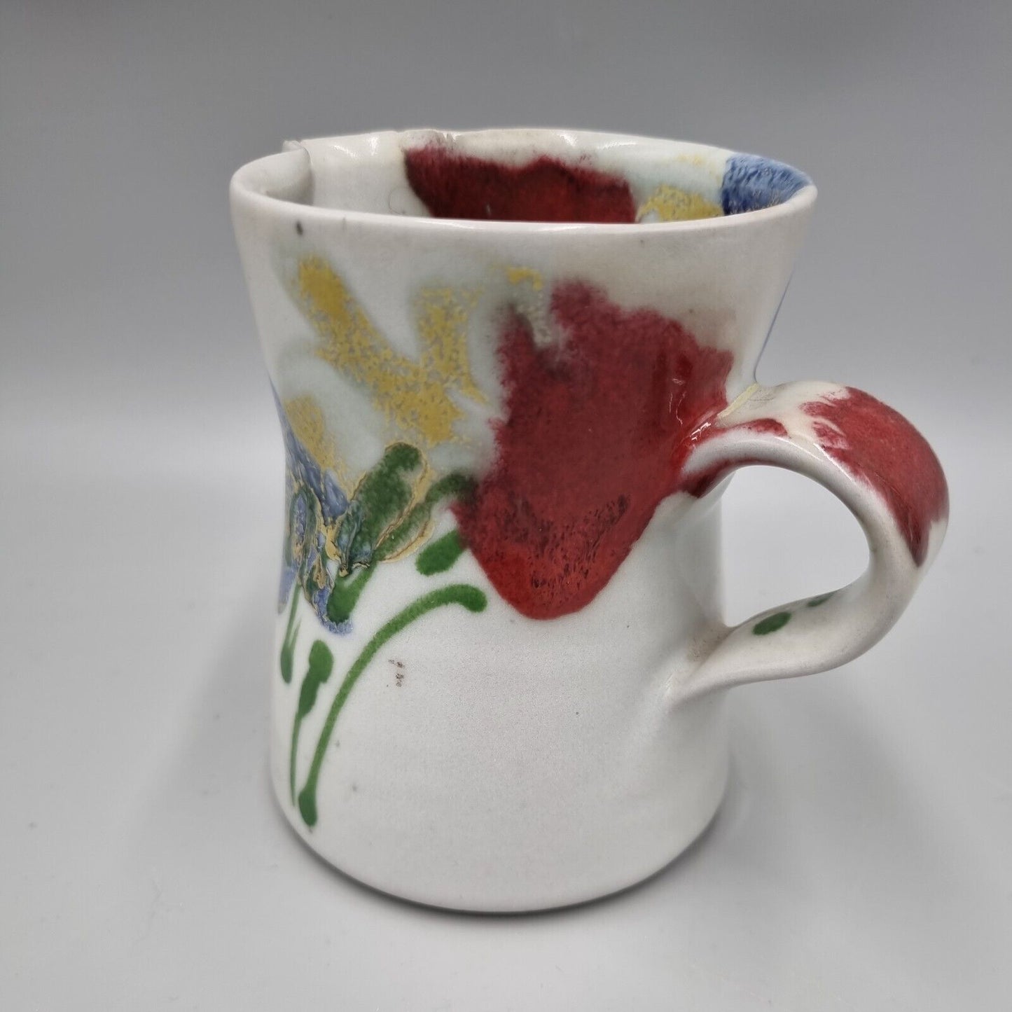 A Janice Tchalenko Studio Pottery Jug For Dartington Pottery