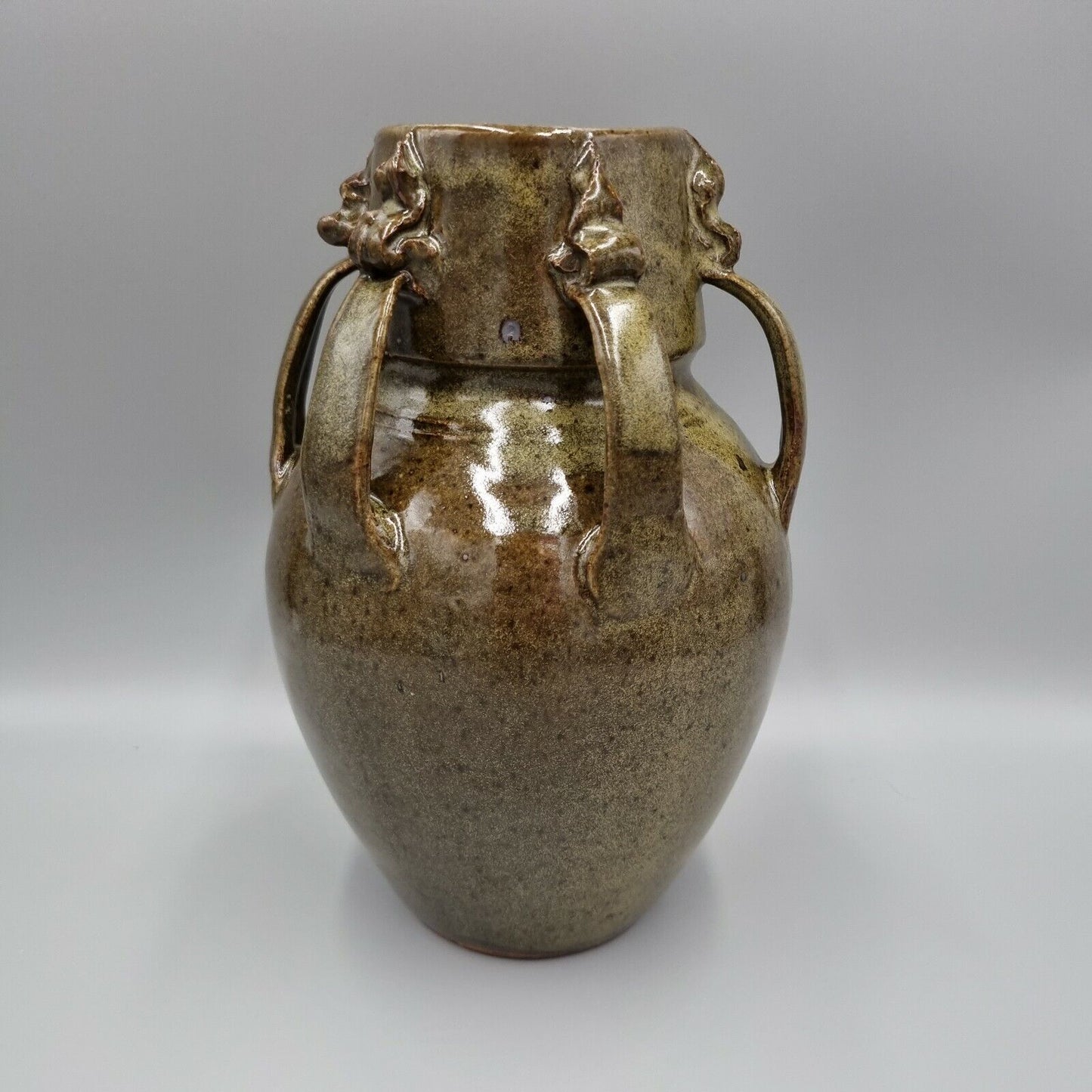 A Pierre Brayford Studio Pottery Vase, Vessel, H-25cm, VGC