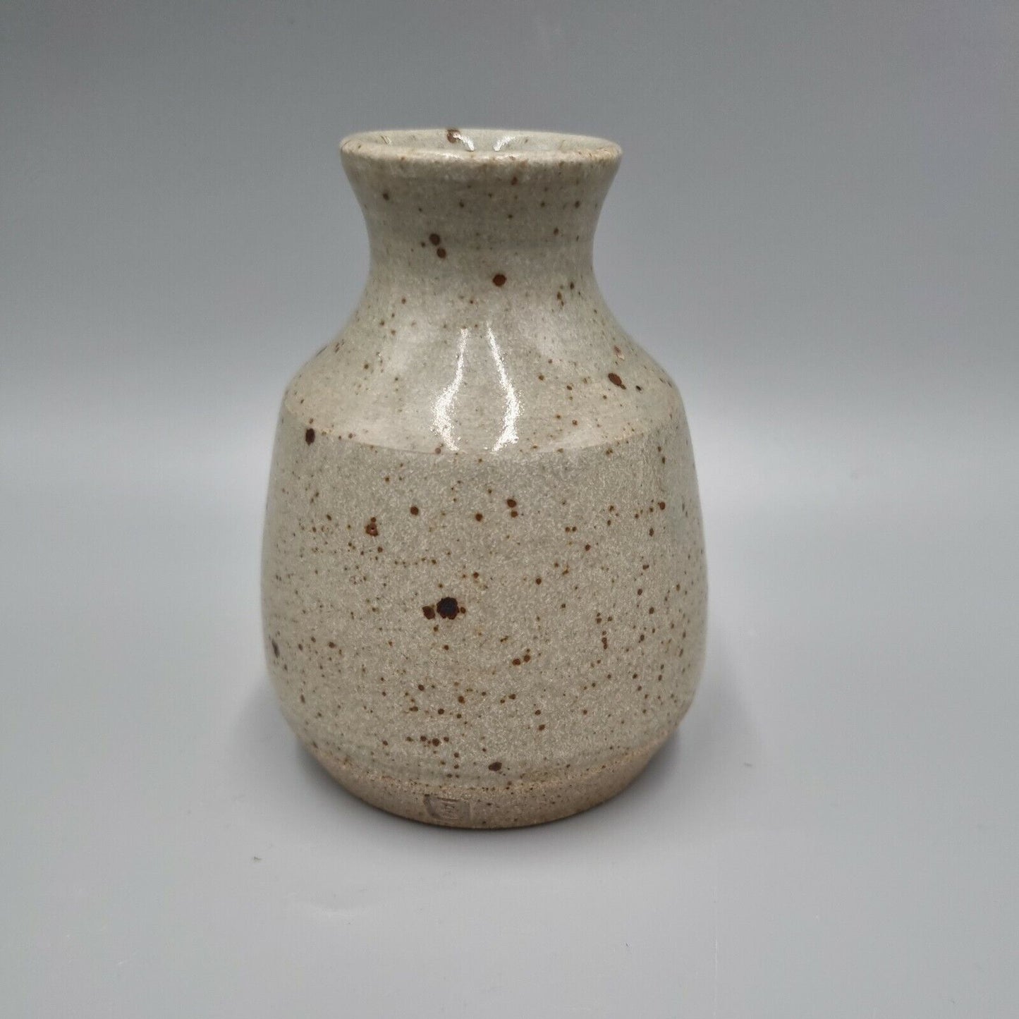 A Studio Pottery Small Posy / Bud Vase With Impressed Makes Mark, VGC.