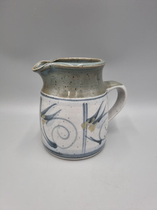 A Vintage Studio Pottery Jug, Signed To Base. Continental, Dutch?