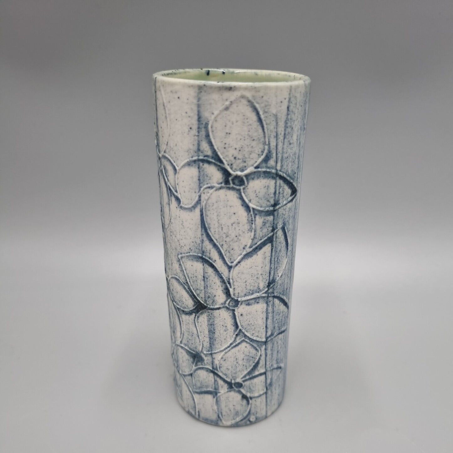 A Carn Studio Pottery Vase - John Beusmans, Small Cylinder Bud Vase.