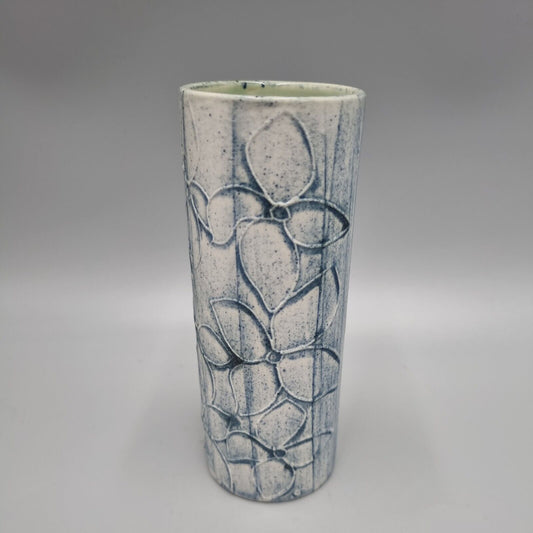 A Carn Studio Pottery Vase - John Beusmans, Small Cylinder Bud Vase.