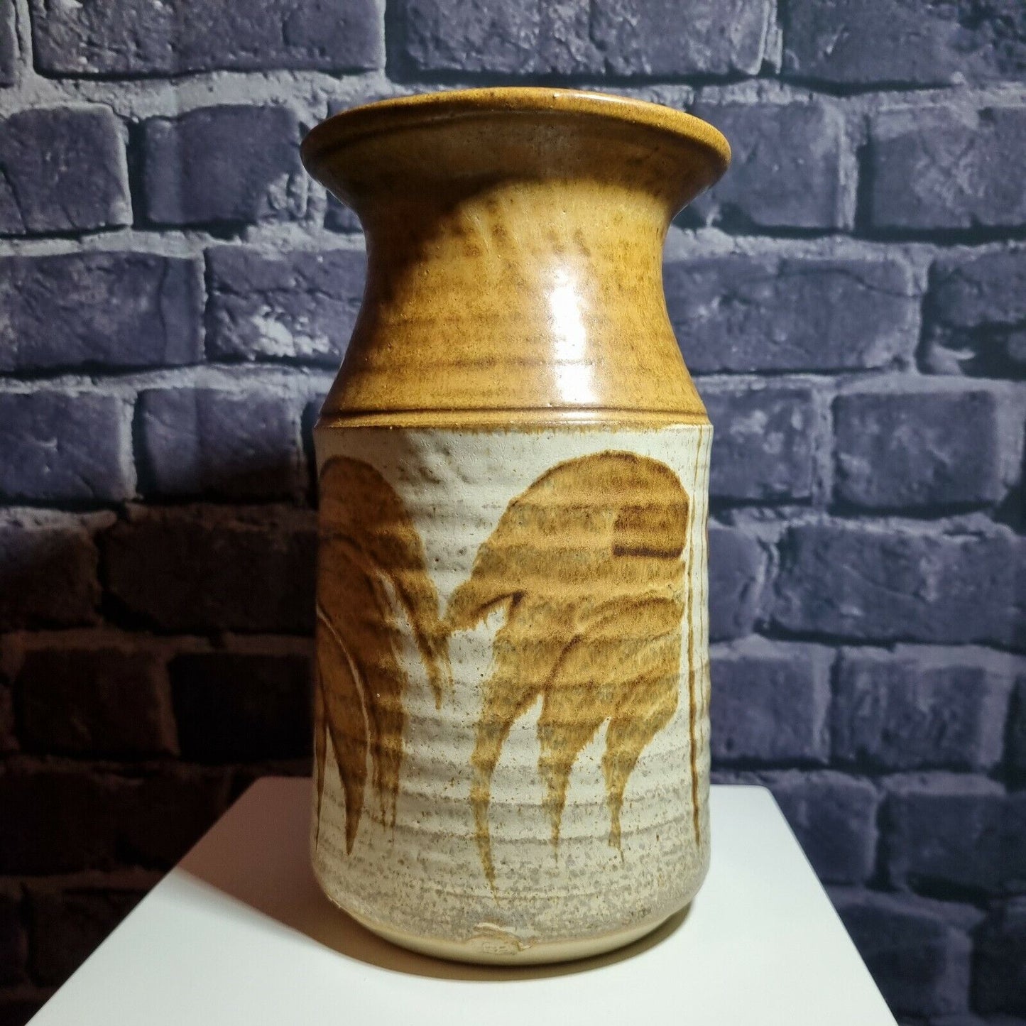 Studio Pottery vase by Earnest Bernard Jones, 20cm high, VGC.