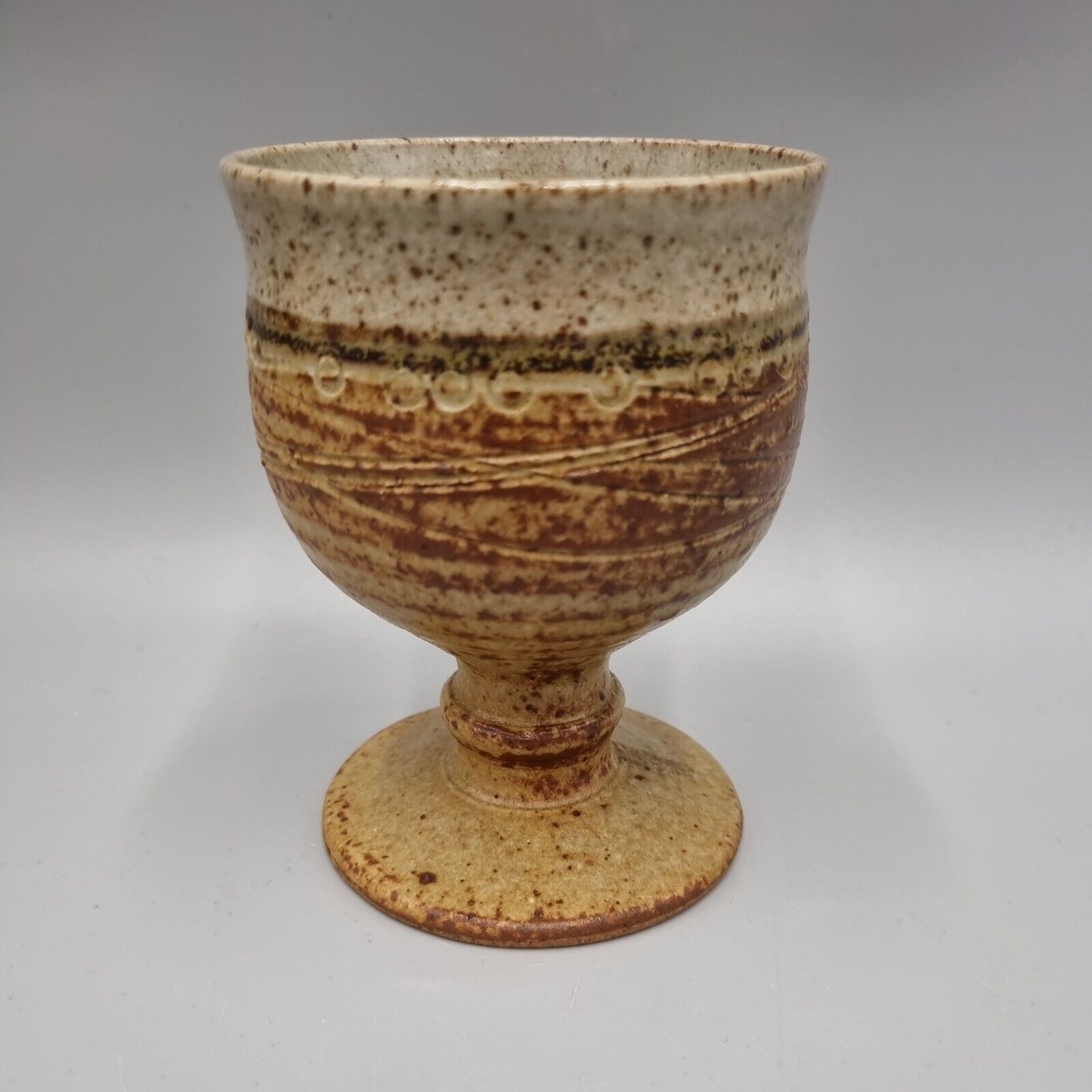 A John Davidson, New Mills Studio Pottery Goblet, Cornwall.