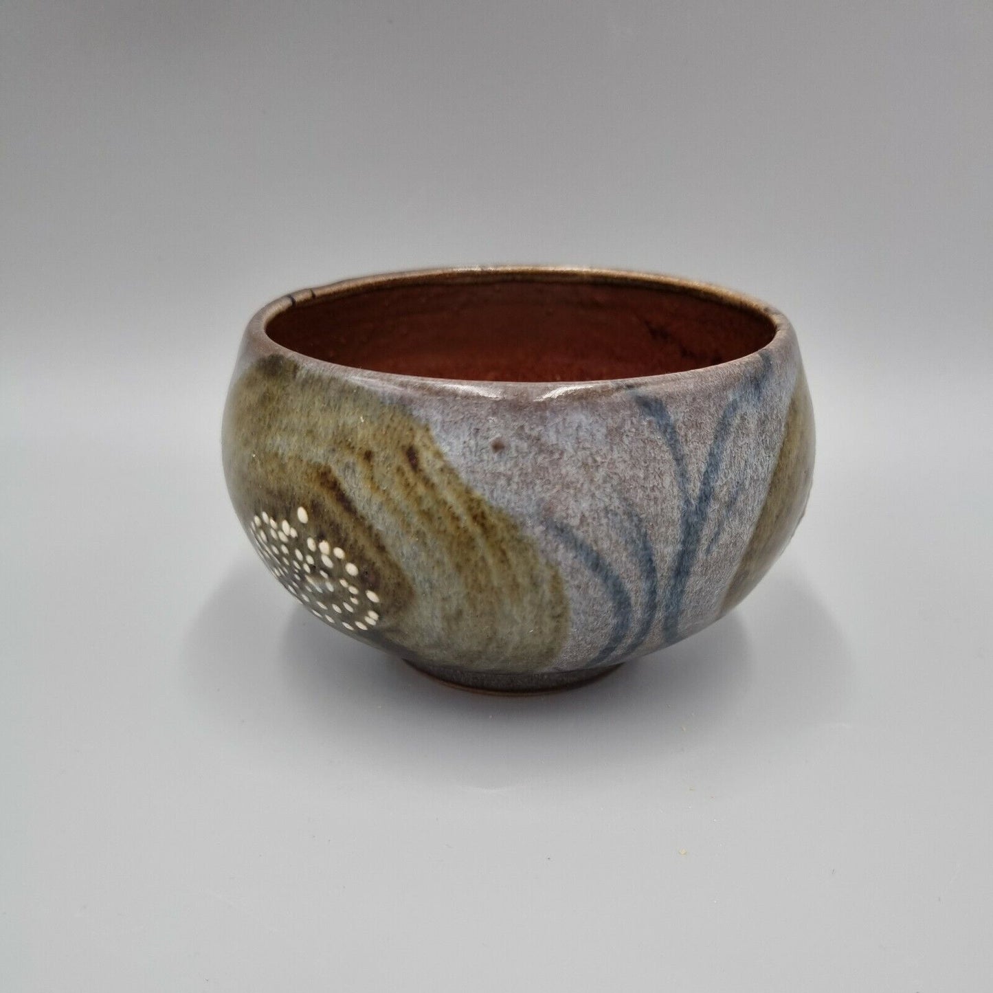 A Harry Horlock Stringer Studio Pottery Footed Bowl, Very Good Condition.