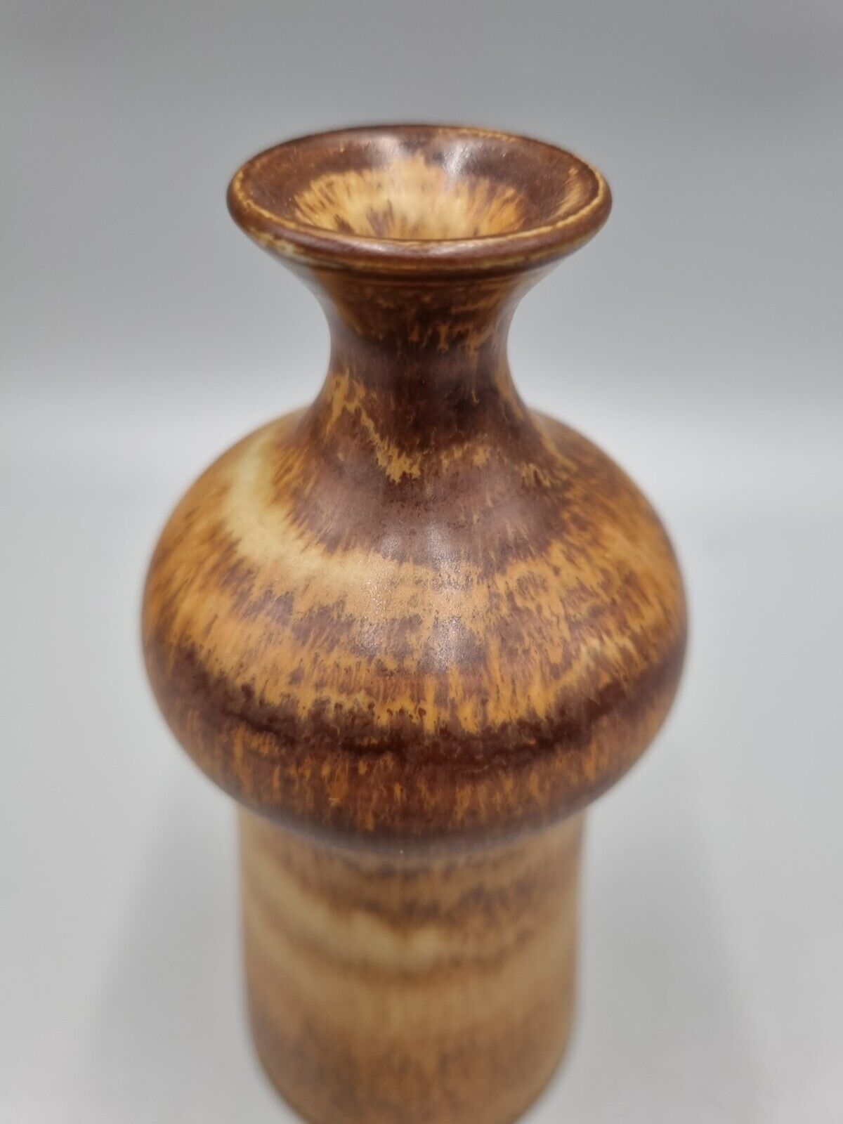 A Studio Pottery Vase For Hoganas Keramik, Sweden, Signed.