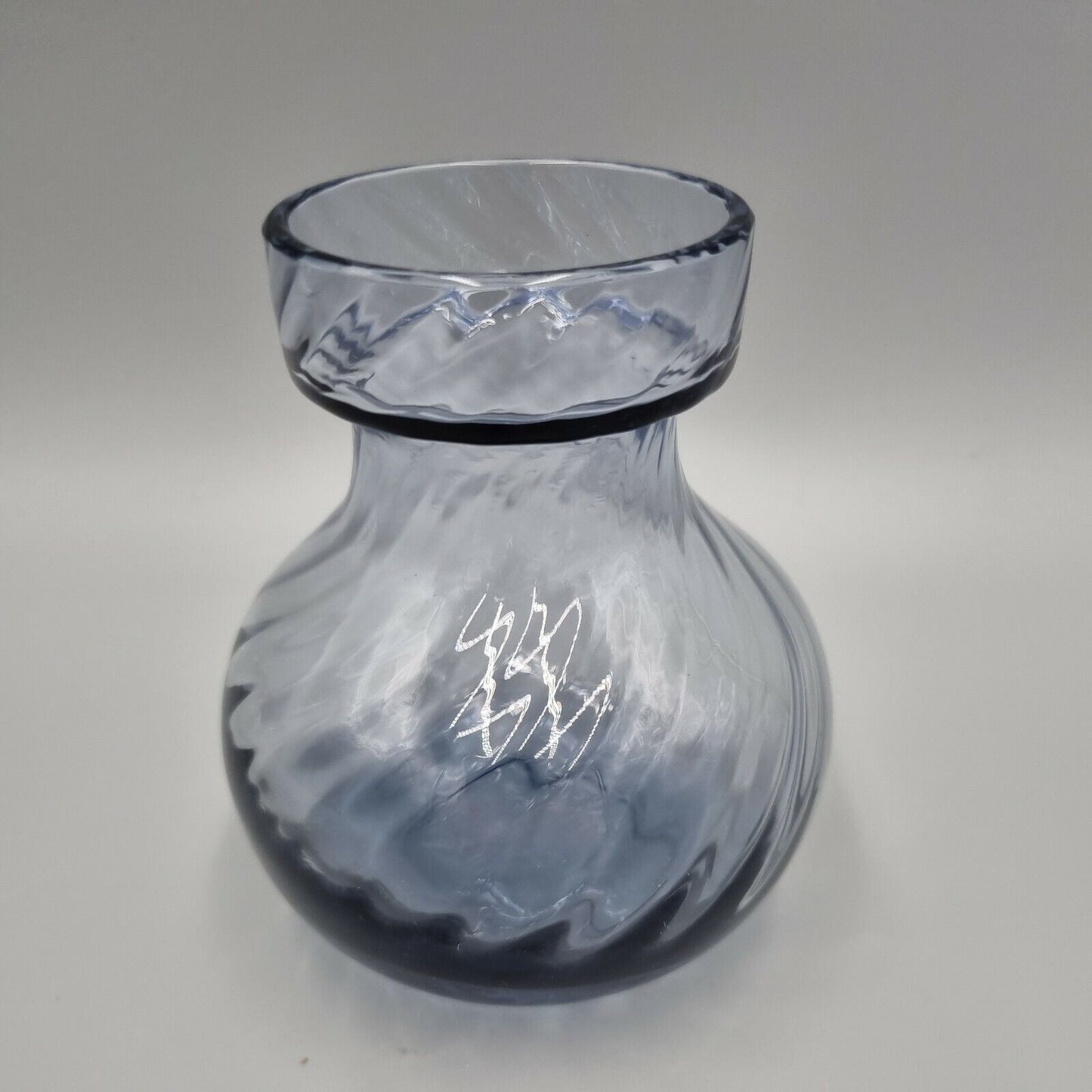 A Dartington Glass  Swirl / Ripple Candleholder / Vase FT 266, VGC